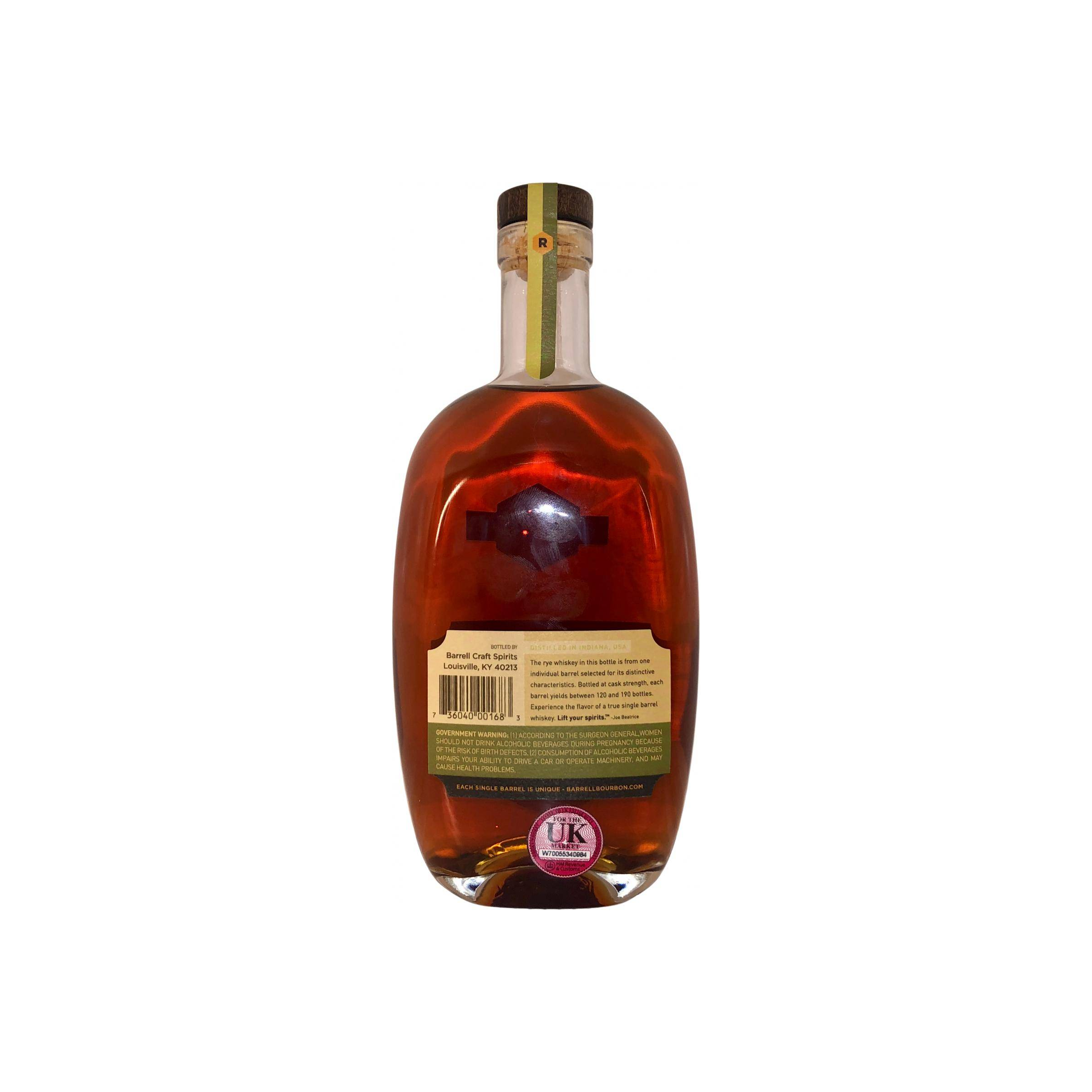 Barrell Single Cask 7 Years Rye Whisky 2