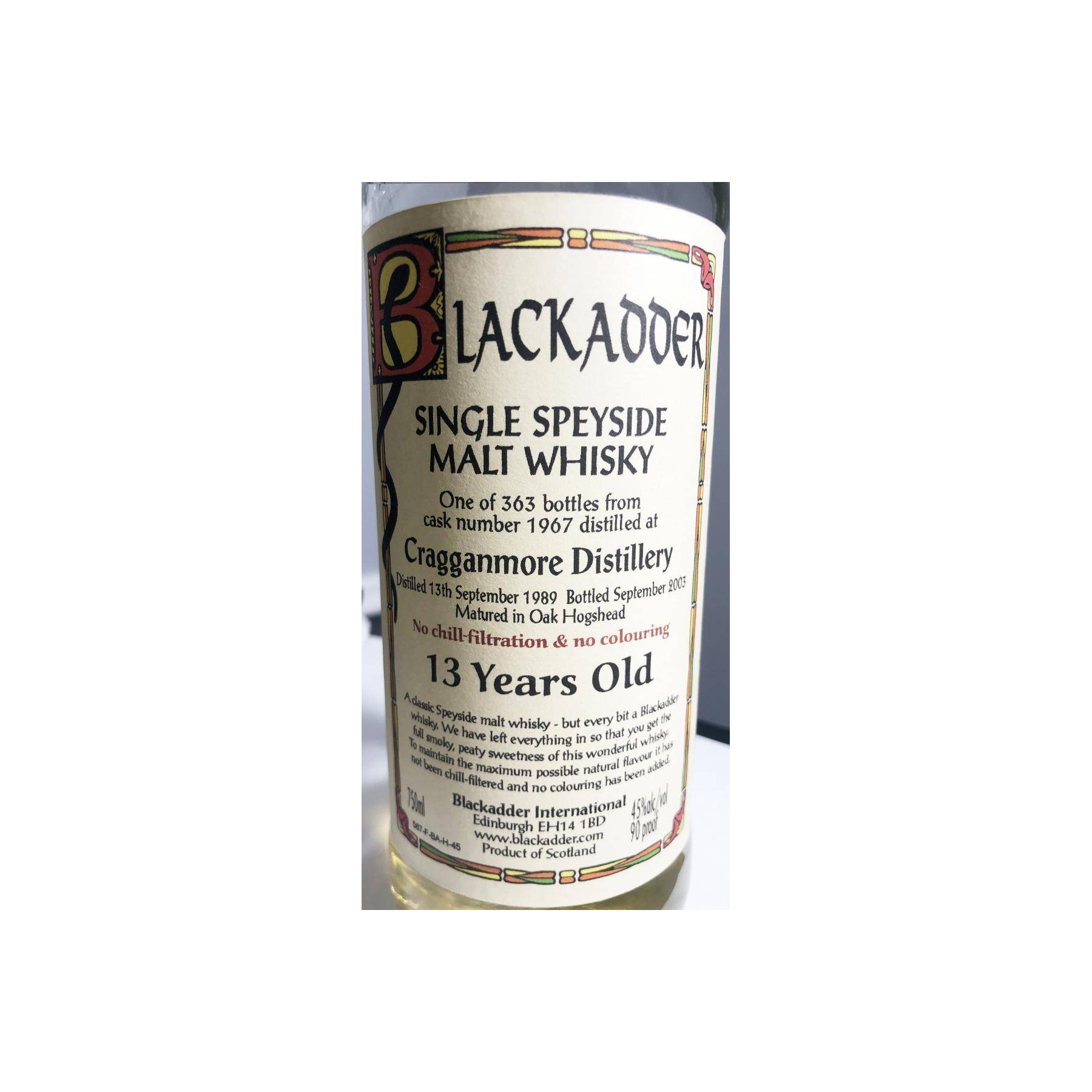 Cragganmore 1989 13 Years Single Malt Whisky