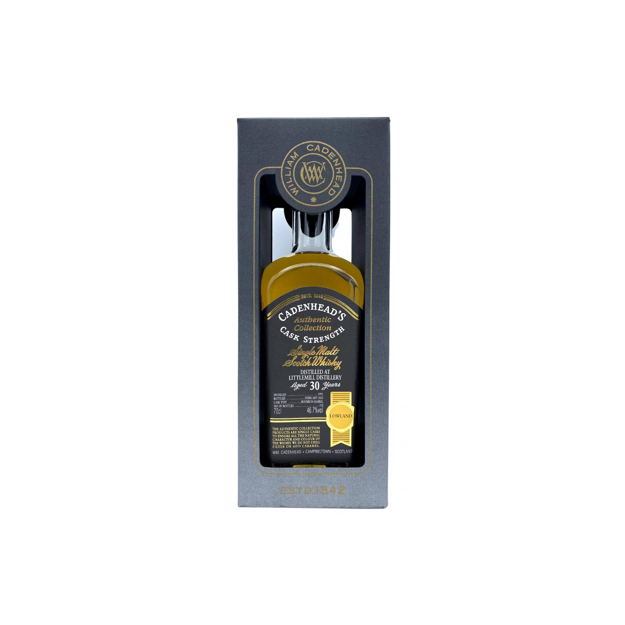 Littlemill Authentic Collection 1991 30 Years Single Malt Whisky 2