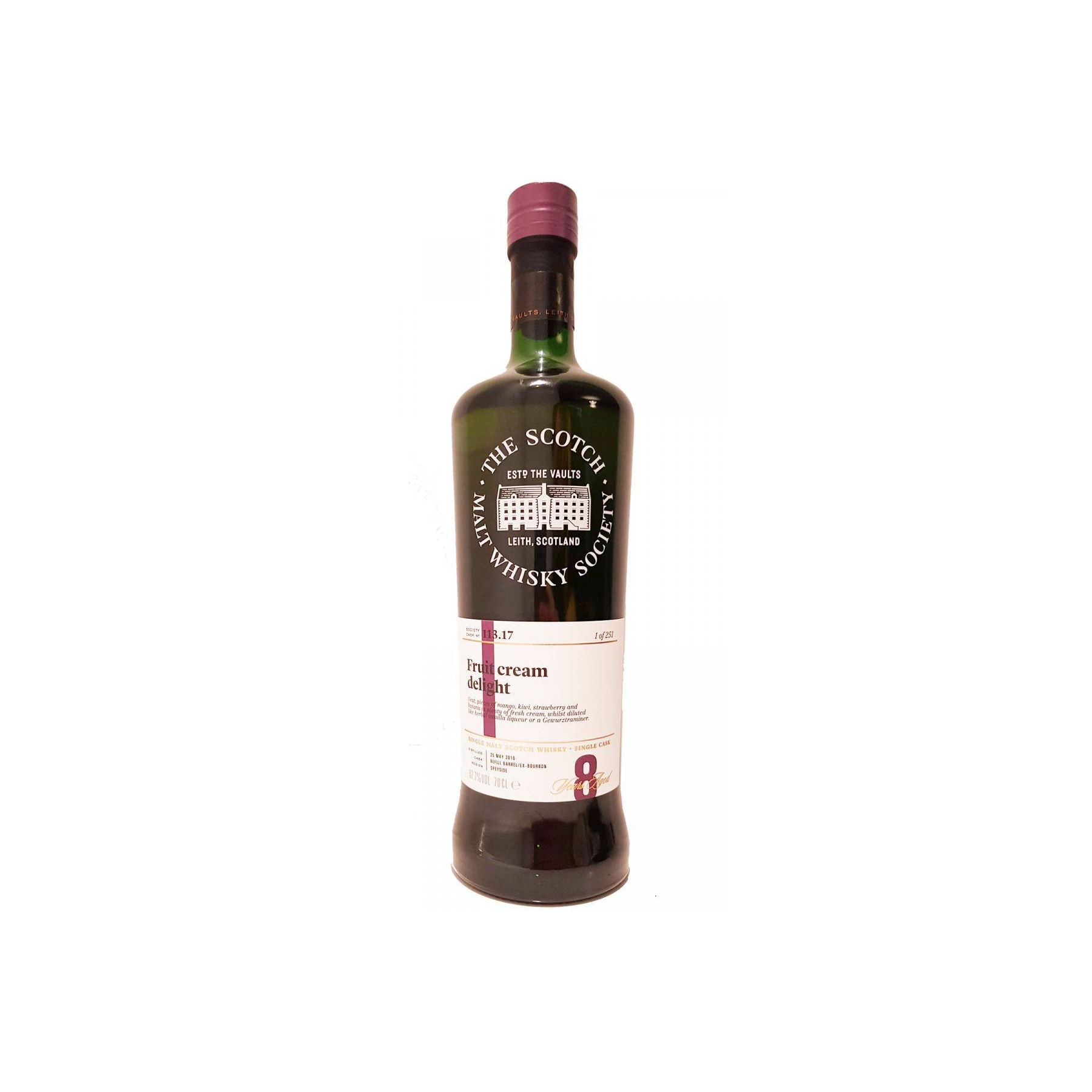 The Scotch Malt Whisky Society 2010 8 Years Single Malt Whisky
