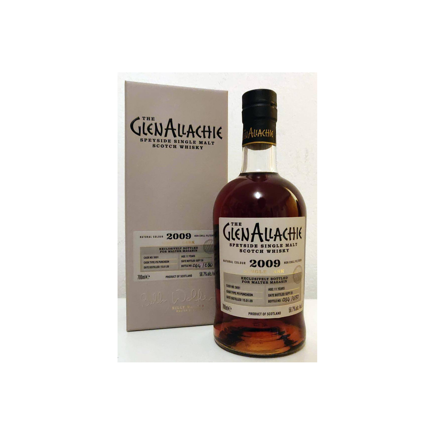 The GlenAllachie Single Cask 2009 11 Years Single Malt Whisky 2