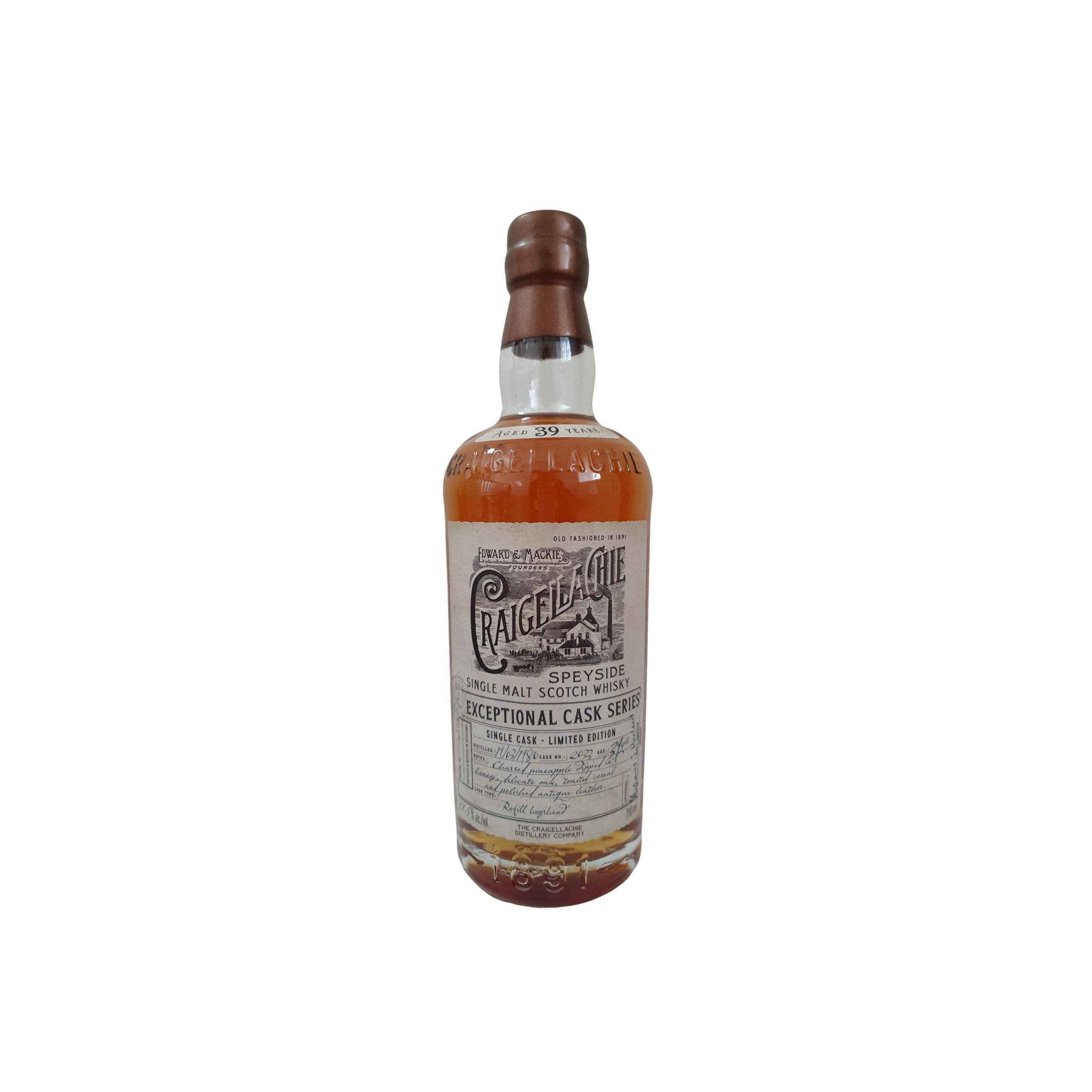 Craigellachie 1980 39 Years Single Malt Whisky