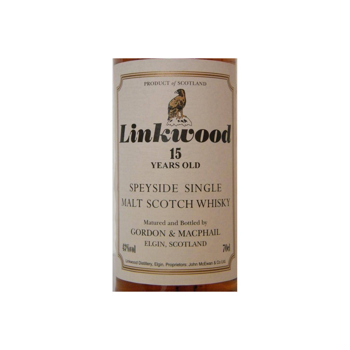 Linkwood Licensed Bottling 15 Years Single Malt Whisky 2