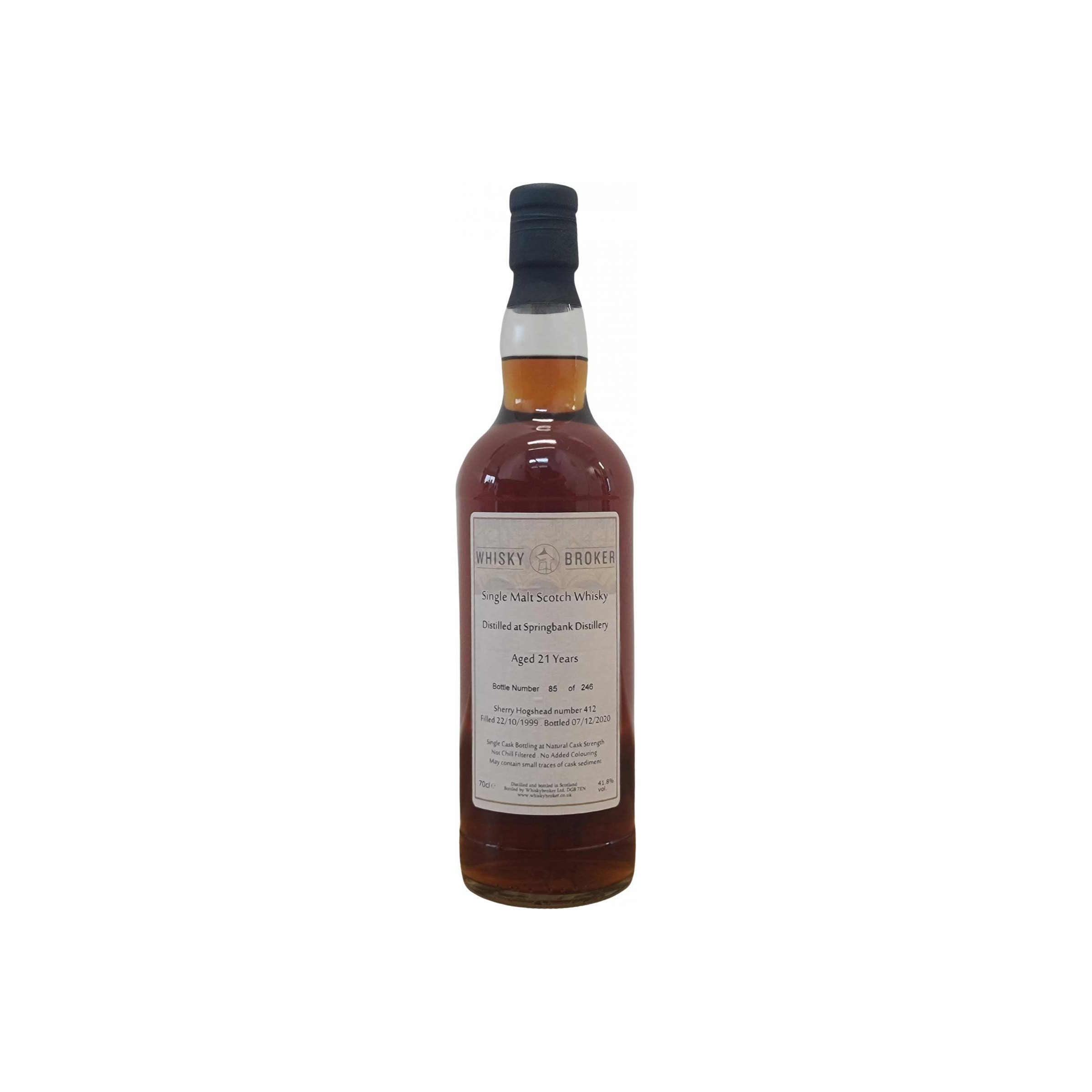 Springbank 1999 21 Years Single Malt Whisky