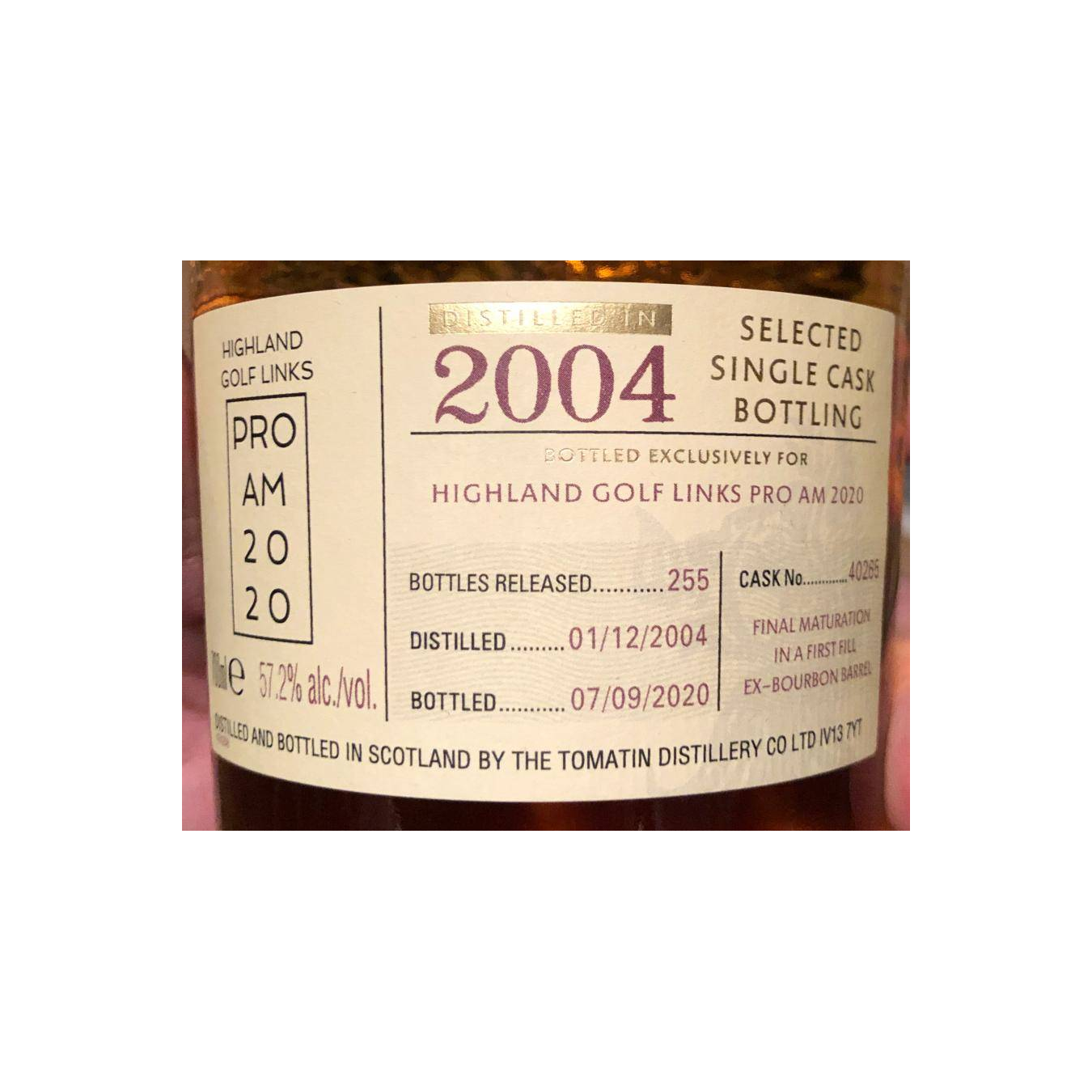 Tomatin 2004 15 Years Single Malt Whisky 2