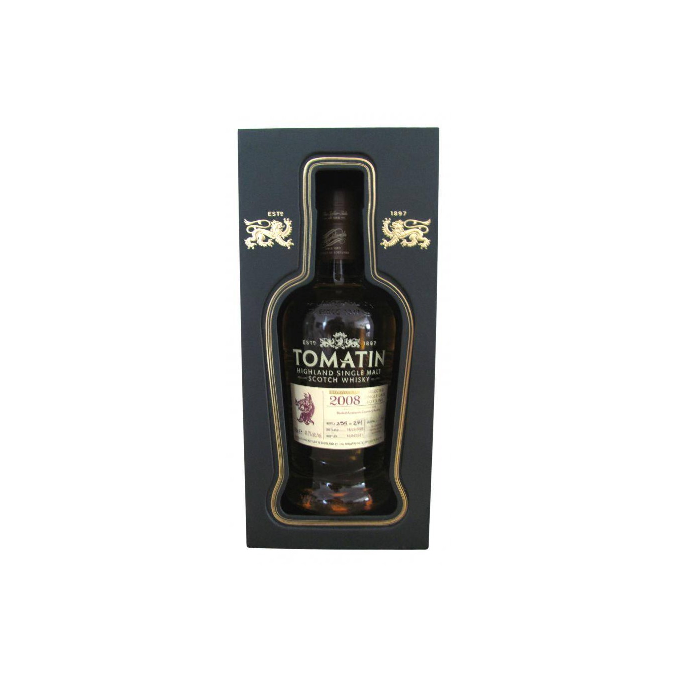 Tomatin Single Cask 2008 12 Years Single Malt Whisky 2
