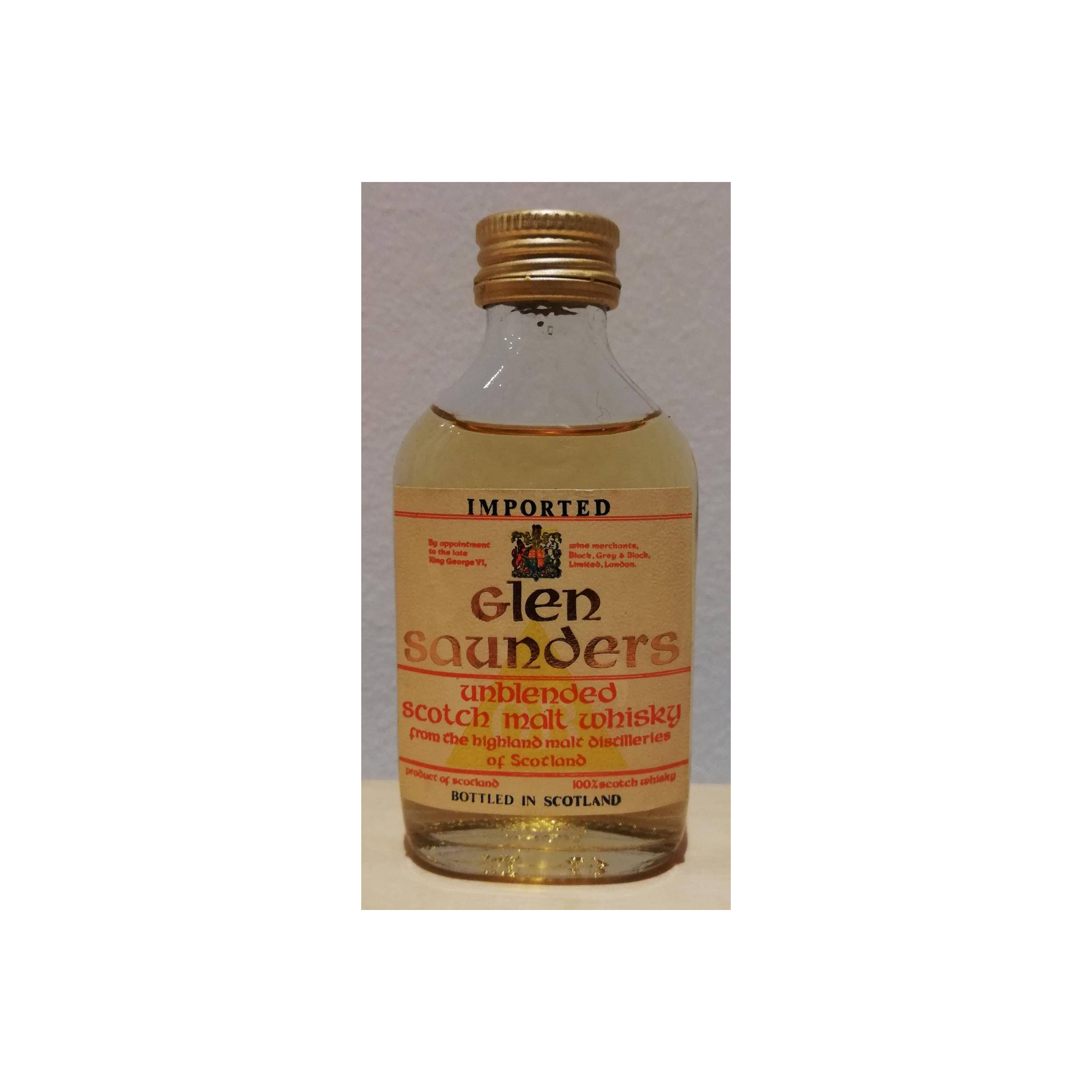 Glen Saunders Unblended Scotch Malt Whisky 2
