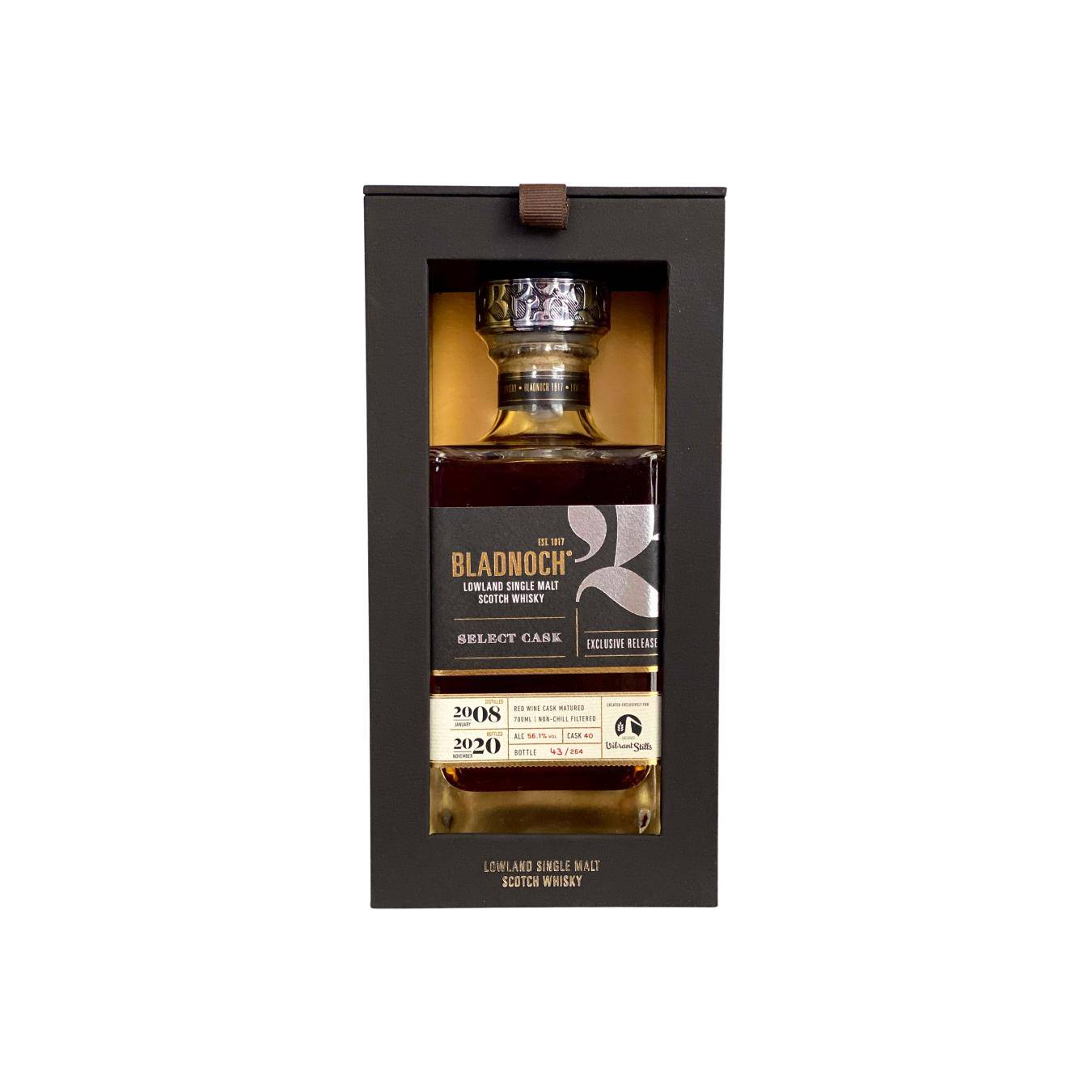 Bladnoch Single Cask 2008 12 Years Single Malt Whisky 2