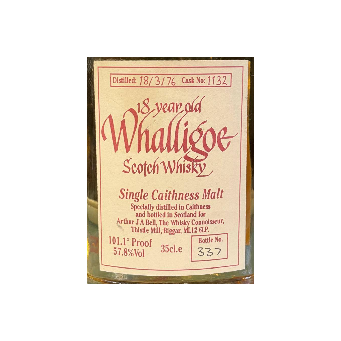 Old Pulteney 1976 18 Years Single Malt Whisky 2