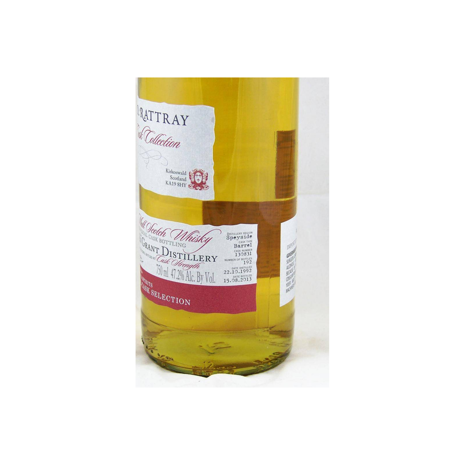 Glen Grant Individual Cask Bottling 1992 20 Years Single Malt Whisky 3