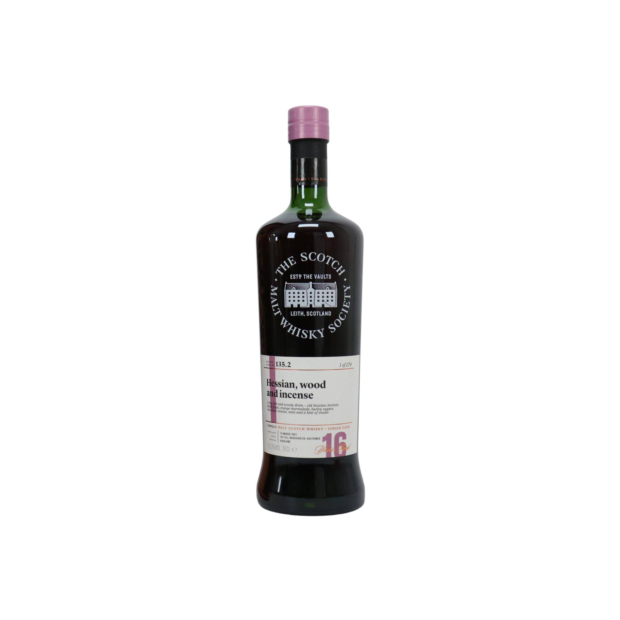 The Scotch Malt Whisky Society 2001 16 Years Single Malt Whisky