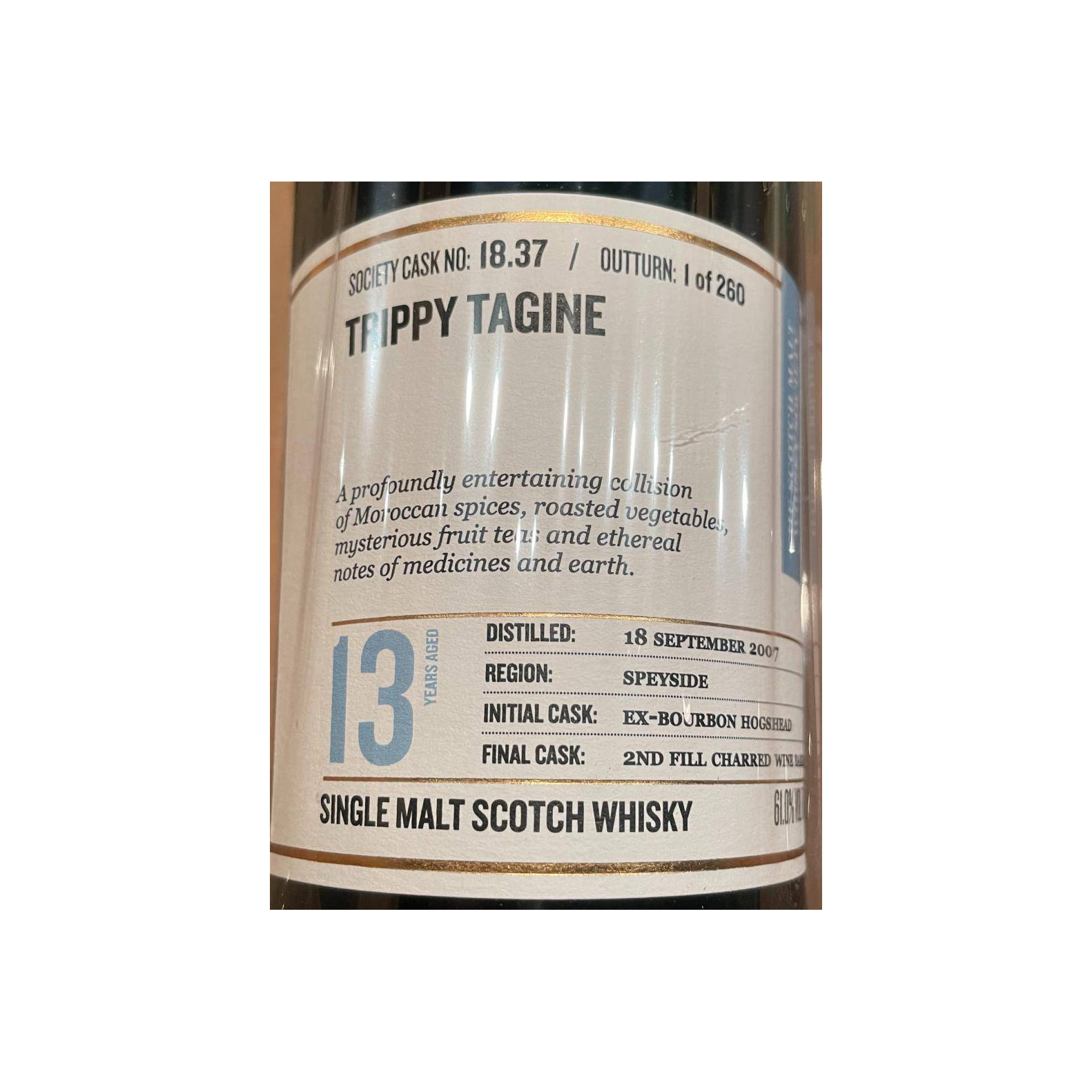 The Scotch Malt Whisky Society 2007 13 Years Single Malt Whisky 2