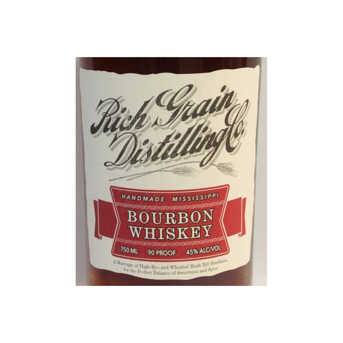 Rich Grain Distilling Co. Bourbon Whiskey