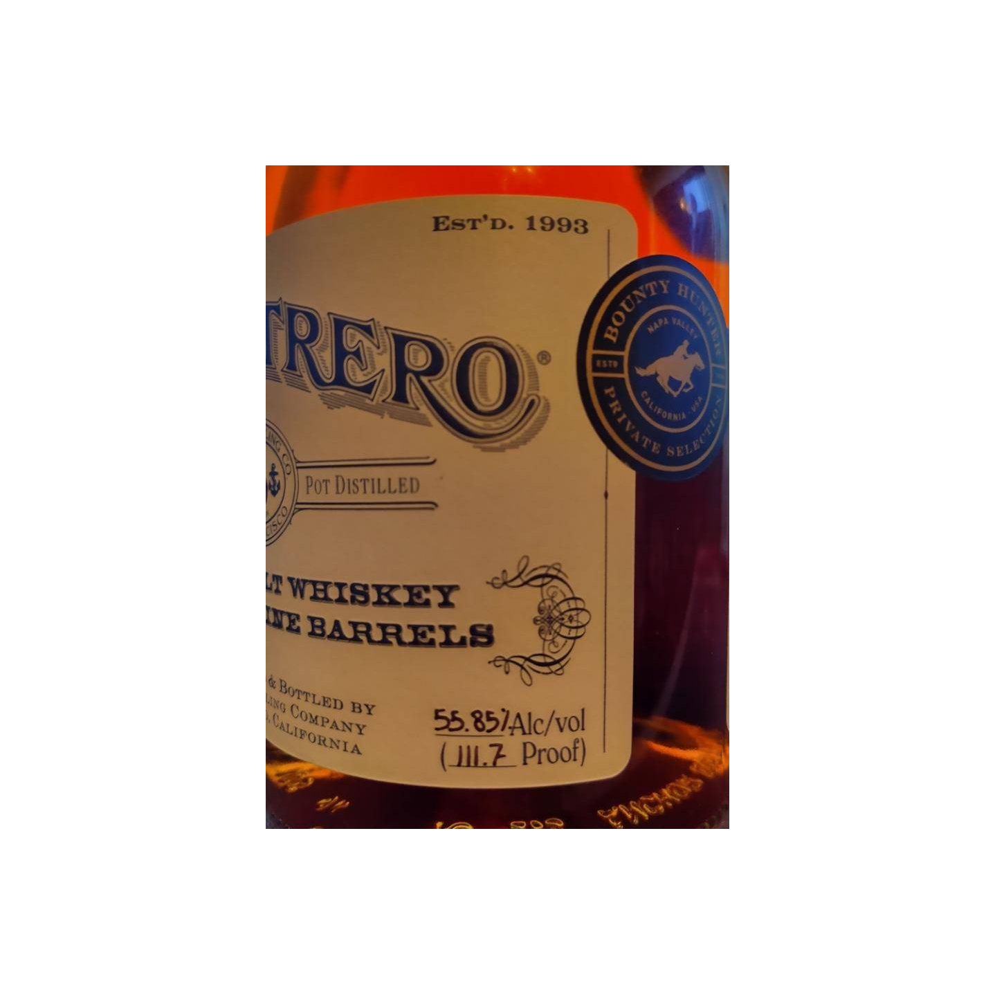 Old Potrero Straight Malt Whiskey