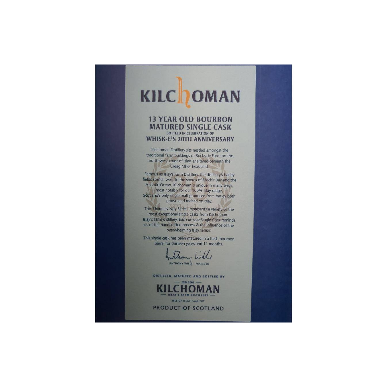 Kilchoman 2006 13 Years Single Malt Whisky 3