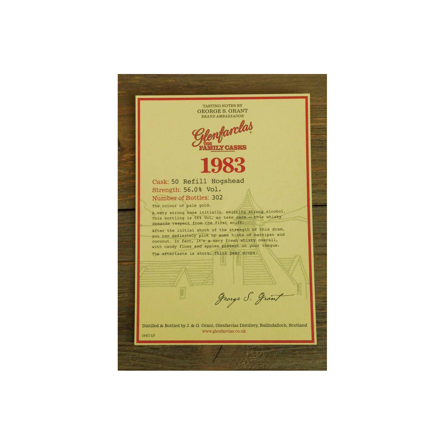 Glenfarclas 1983 23 Years Single Malt Whisky 3