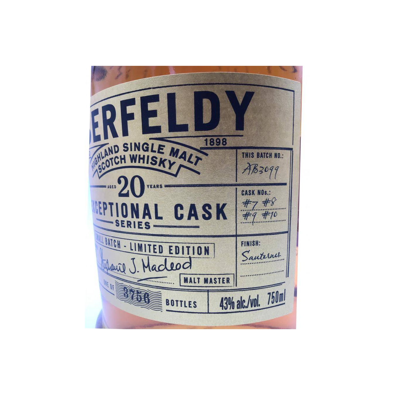 Aberfeldy 1999 20 Years Single Malt Whisky 3
