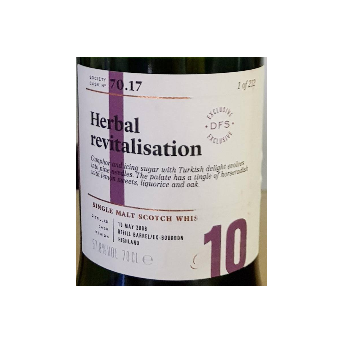 The Scotch Malt Whisky Society 2006 10 Years Single Malt Whisky
