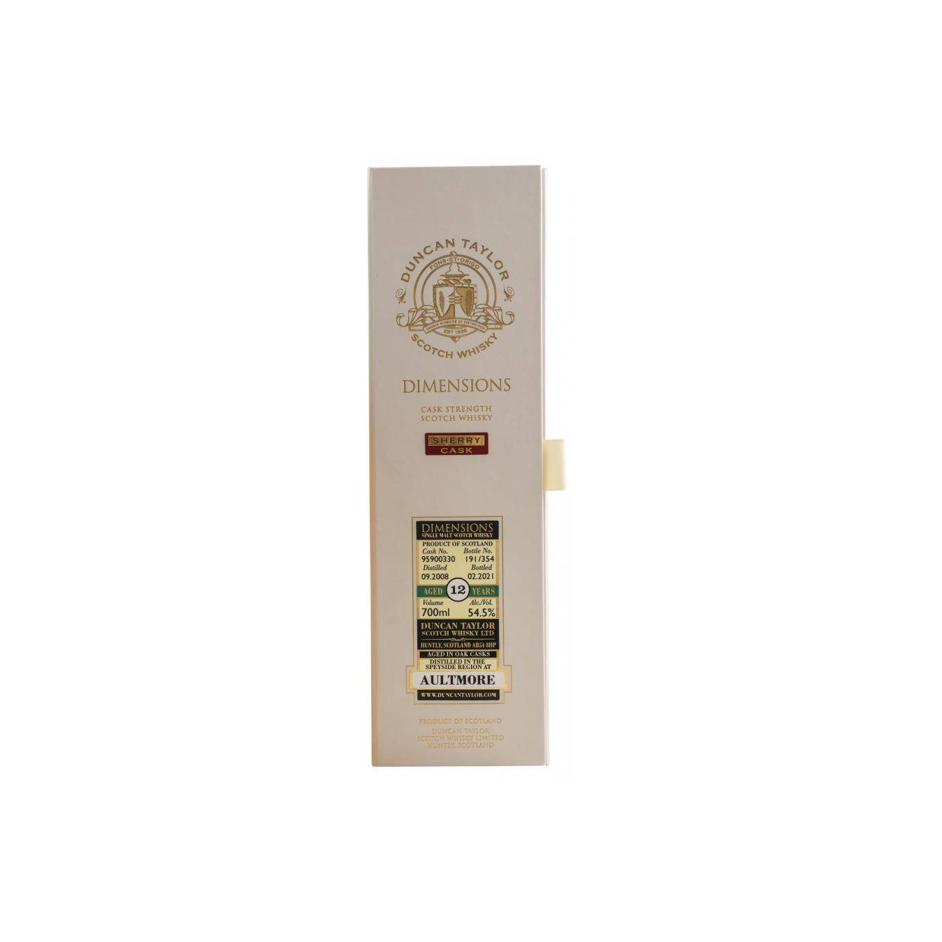 Aultmore Dimensions 2008 12 Years Single Malt Whisky 2