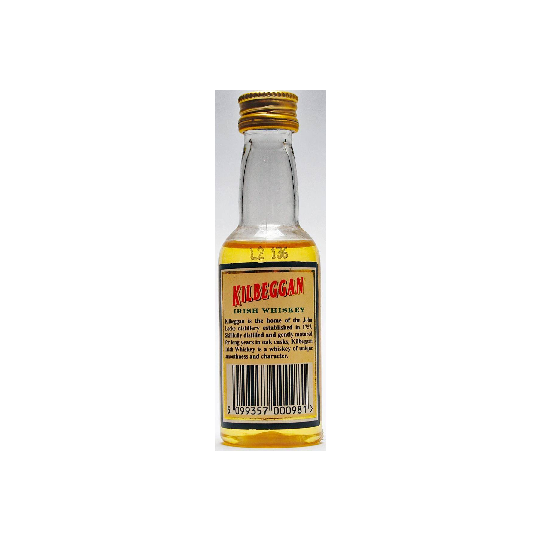 Kilbeggan Miniature Blended Whisky 2