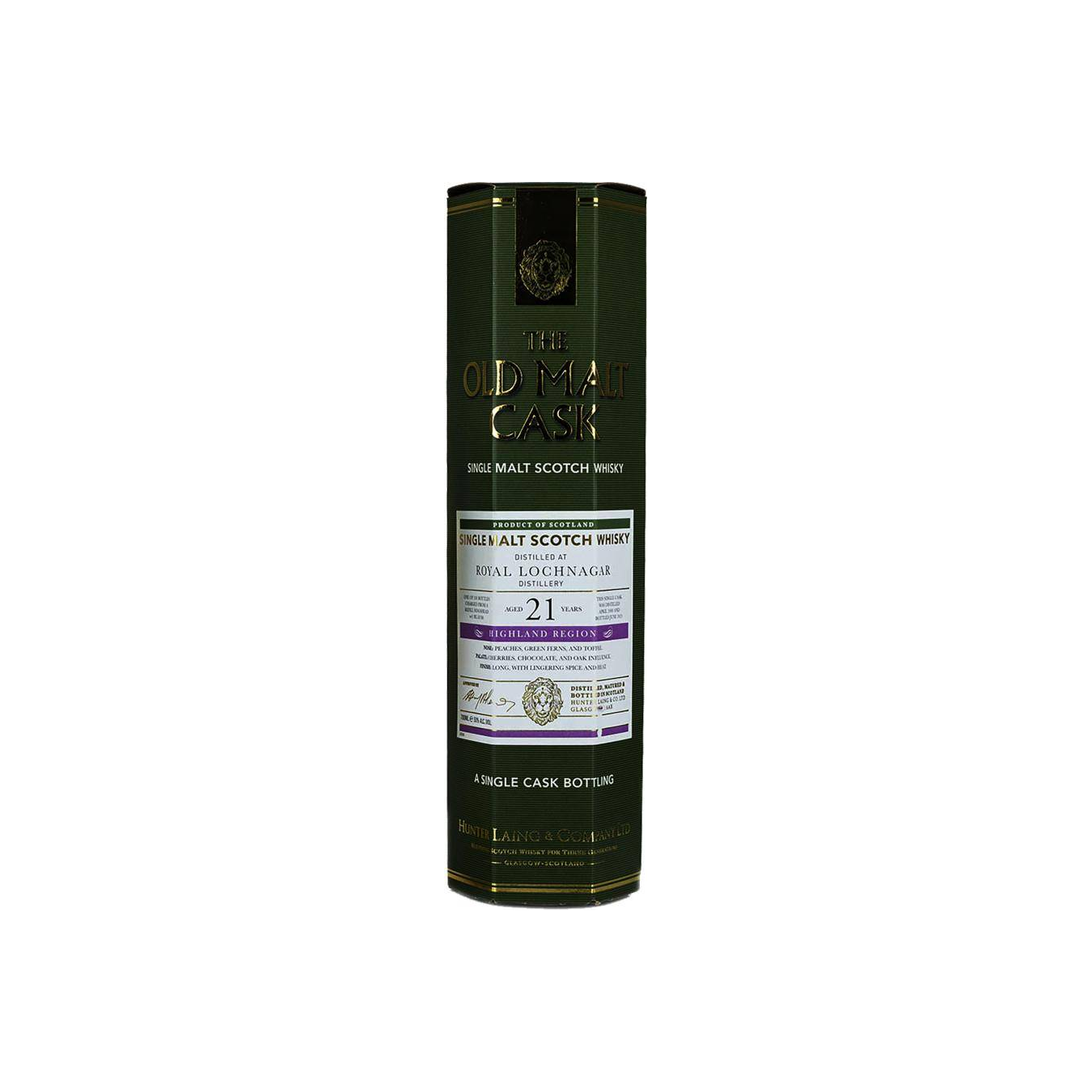 Royal Lochnagar Old Malt Cask 2000 21 Years Single Malt Whisky 2