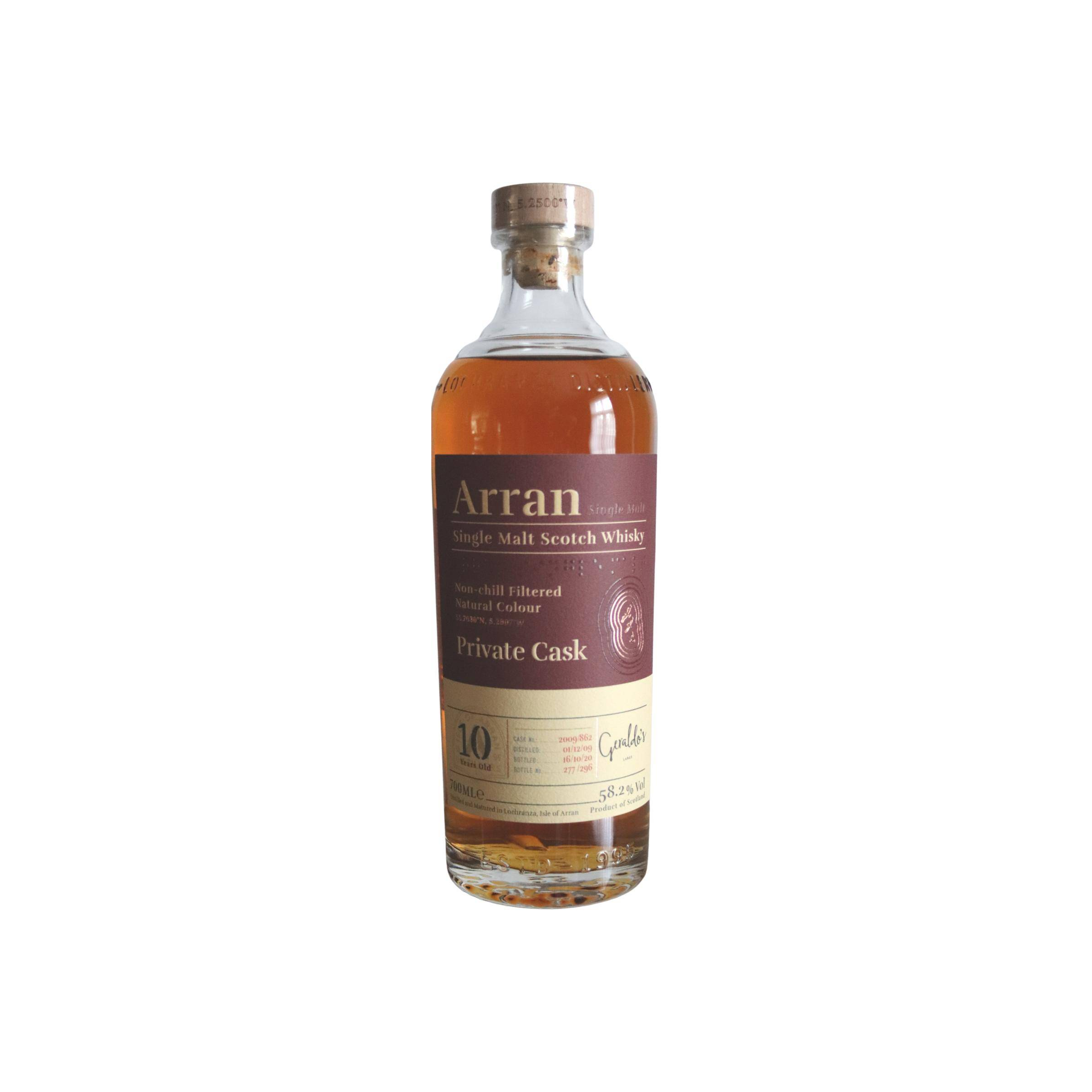 Arran Private Cask 2009 10 Years Single Malt Whisky