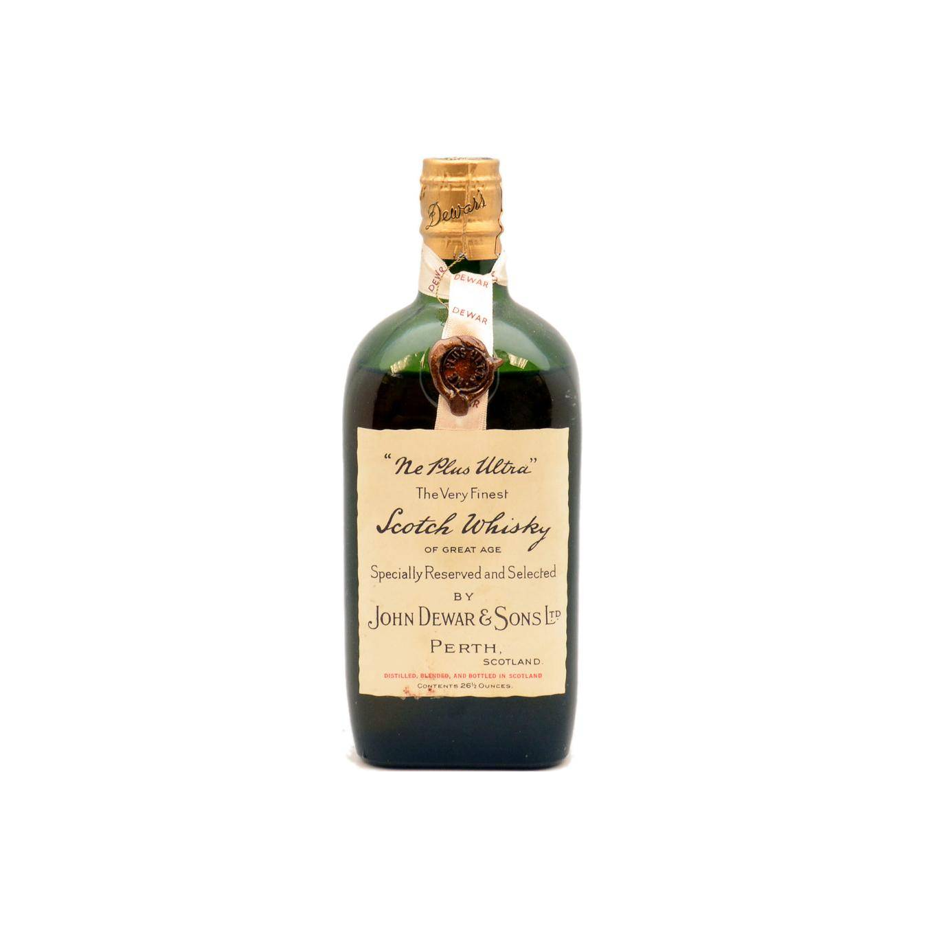 Ne Plus Ultra The Very Finest Scotch Whisky Of Great Age