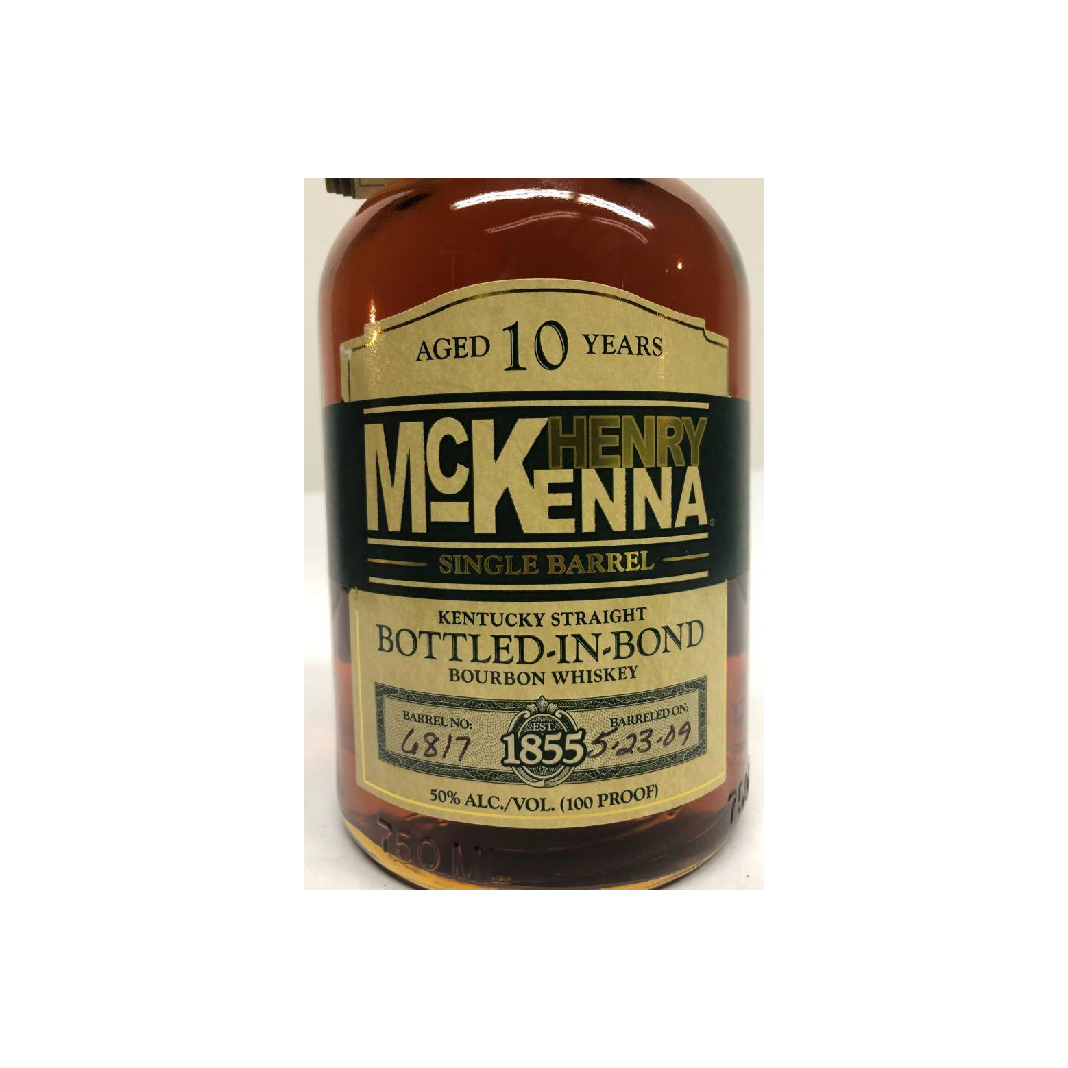 Henry McKenna Single Cask 2009 10 Years Bourbon Whisky 2