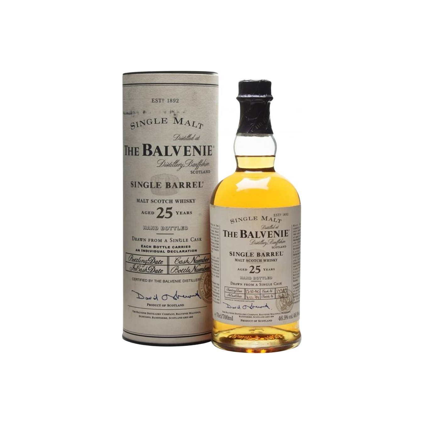 The Balvenie Single Cask 1974 25 Years Single Malt Whisky