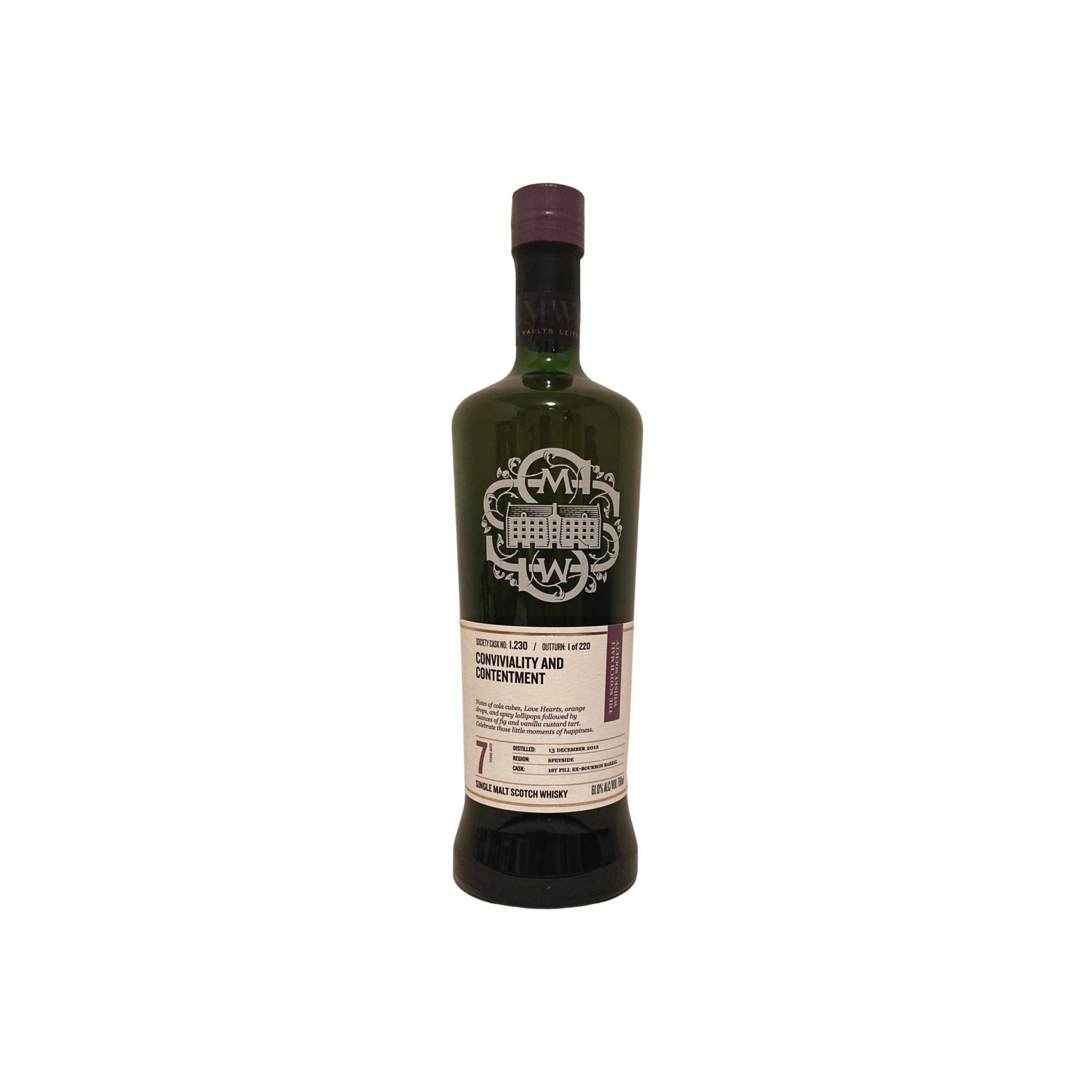 The Scotch Malt Whisky Society 2012 7 Years Single Malt Whisky