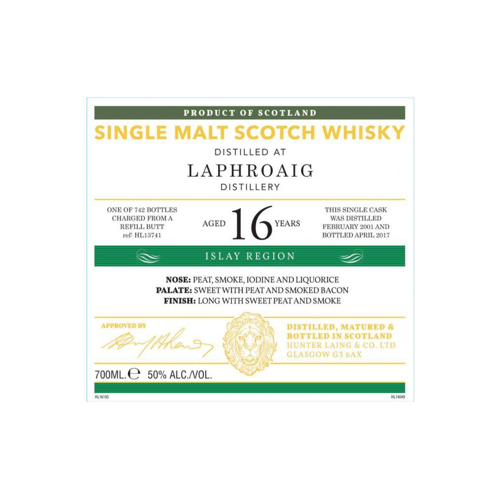 Laphroaig Old Malt Cask 2001 16 Years Single Malt Whisky