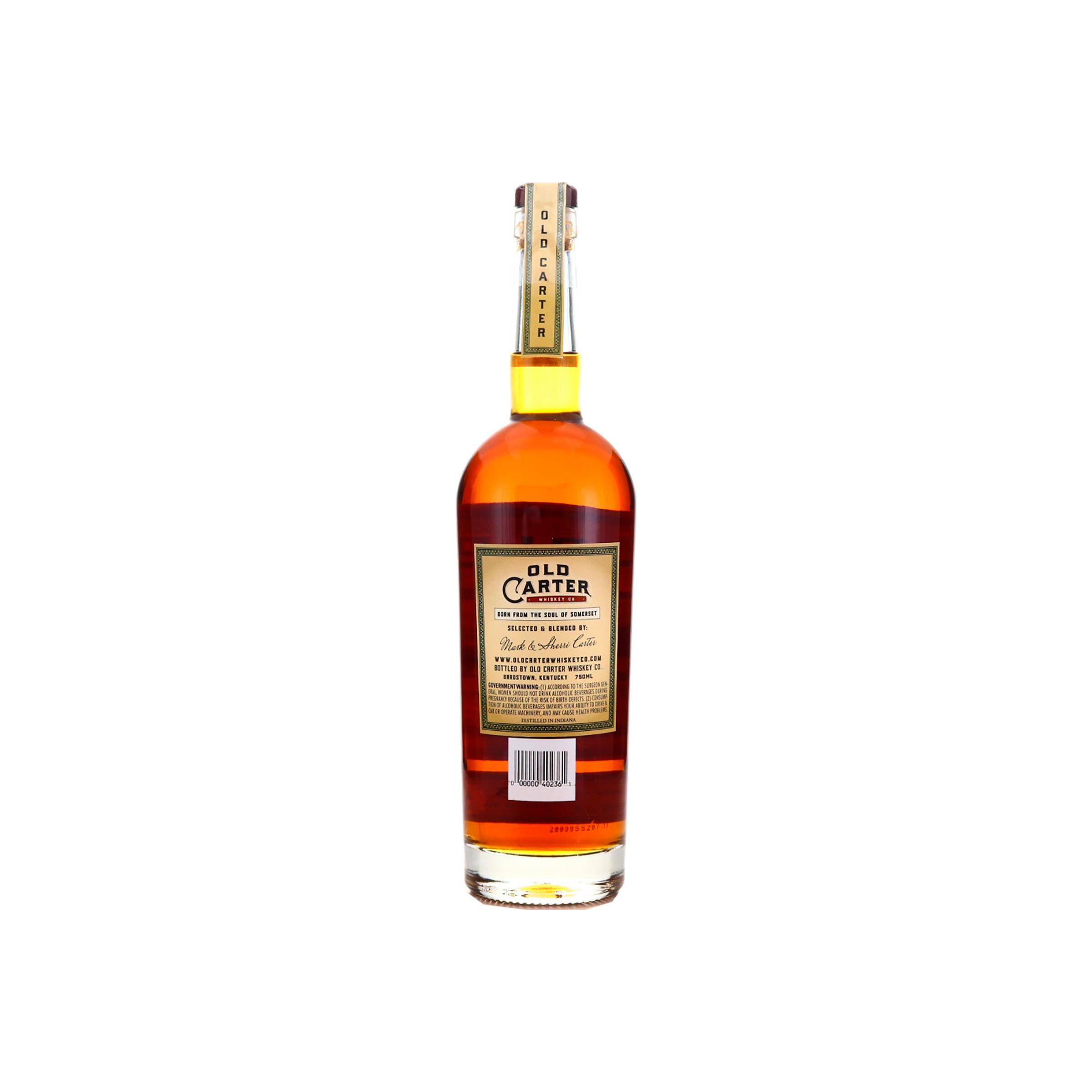 Old Carter Straight Rye Whiskey 2