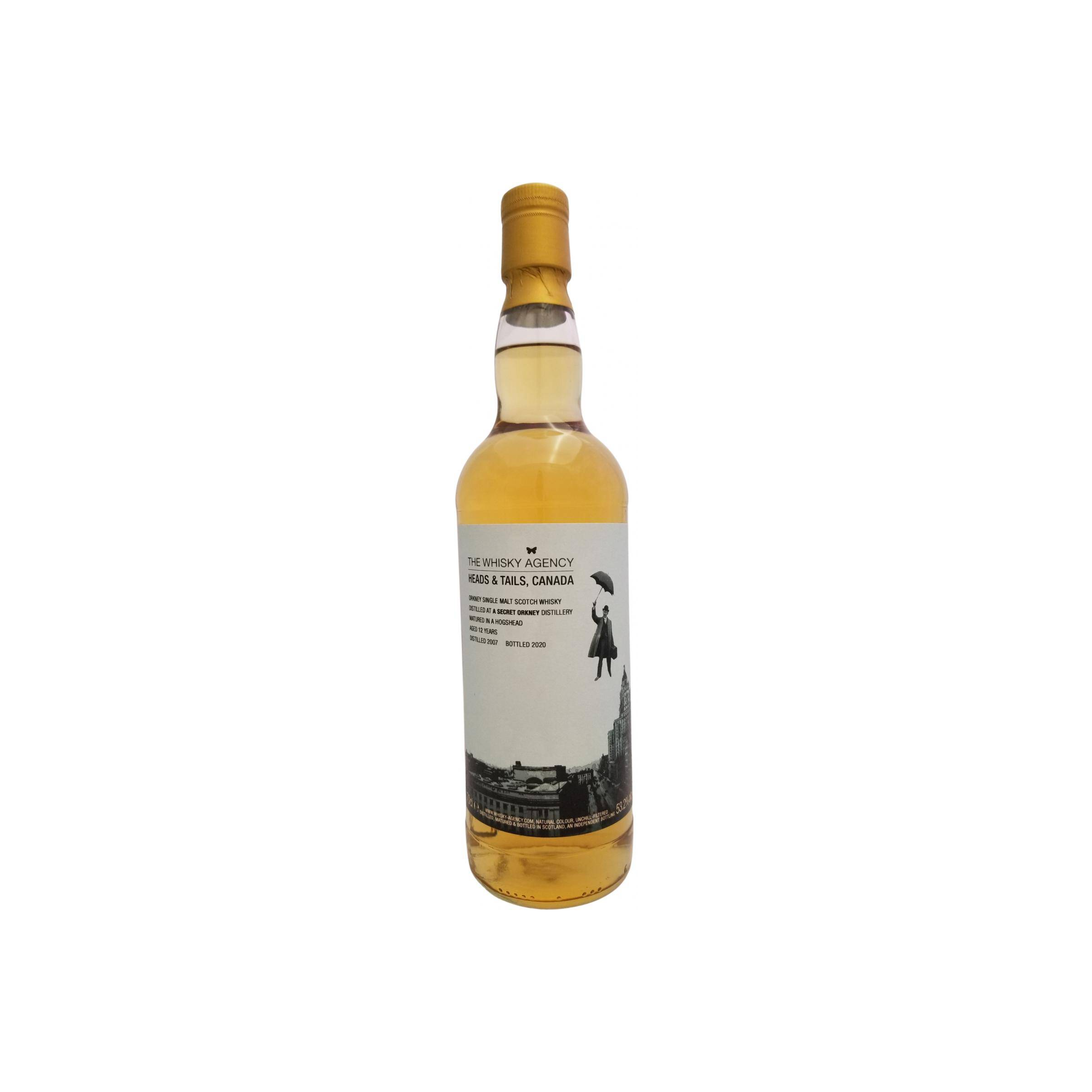 The Whisky Agency 2007 12 Years Single Malt Whisky