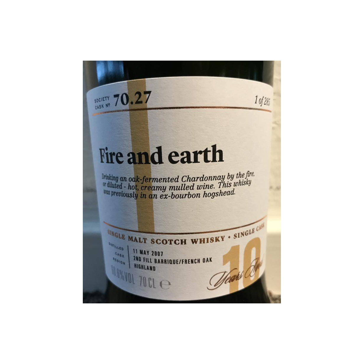 The Scotch Malt Whisky Society 2007 10 Years Single Malt Whisky 2