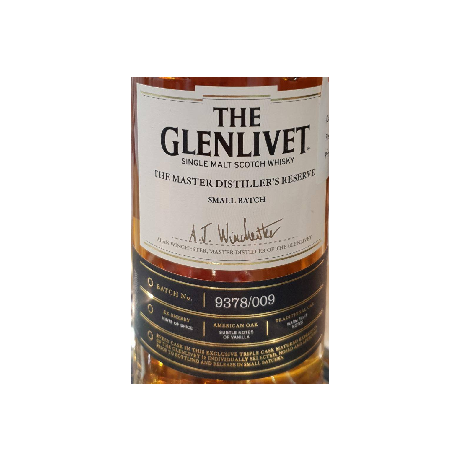 The Glenlivet Small Batch Single Malt Whisky