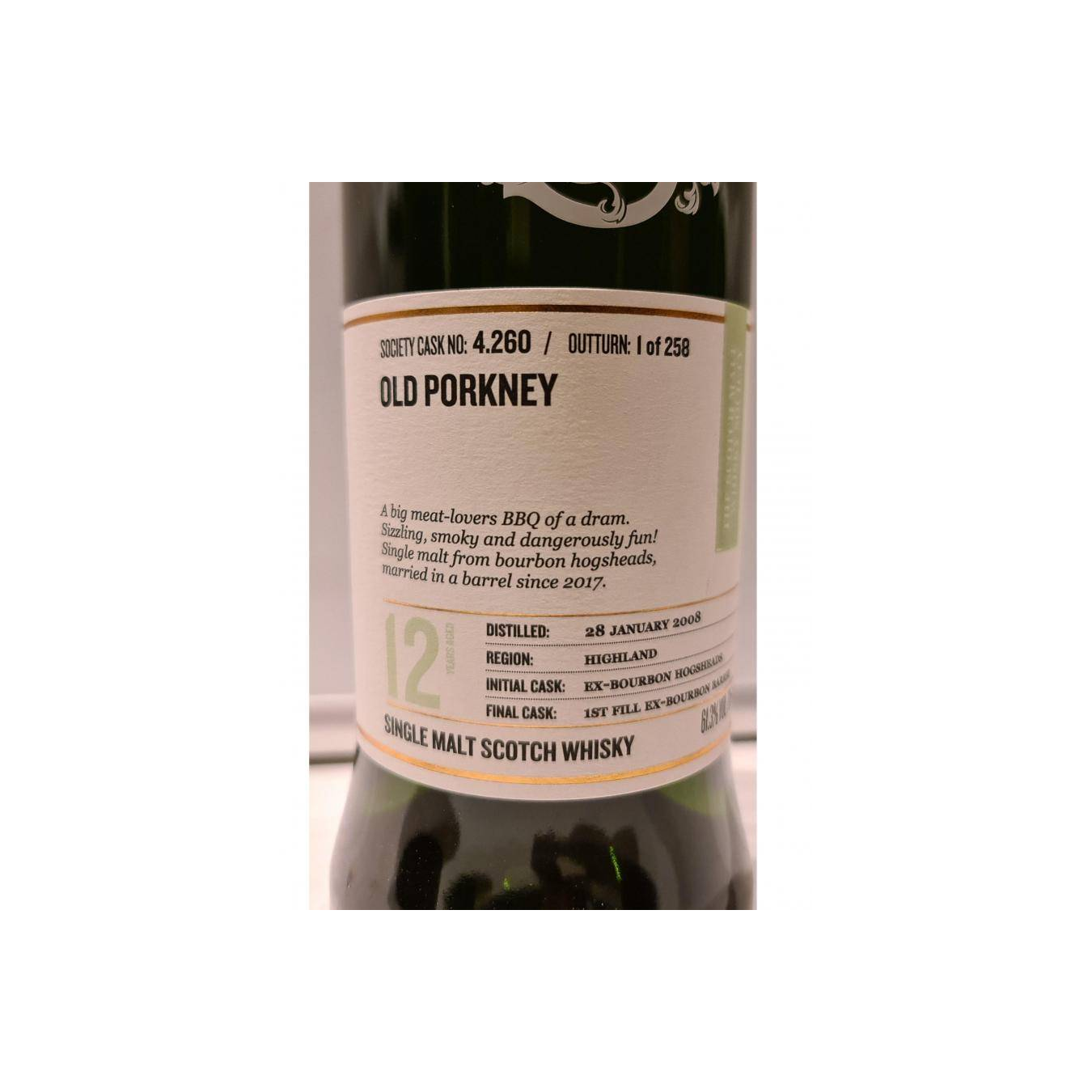 The Scotch Malt Whisky Society 2008 12 Years Single Malt Whisky 2