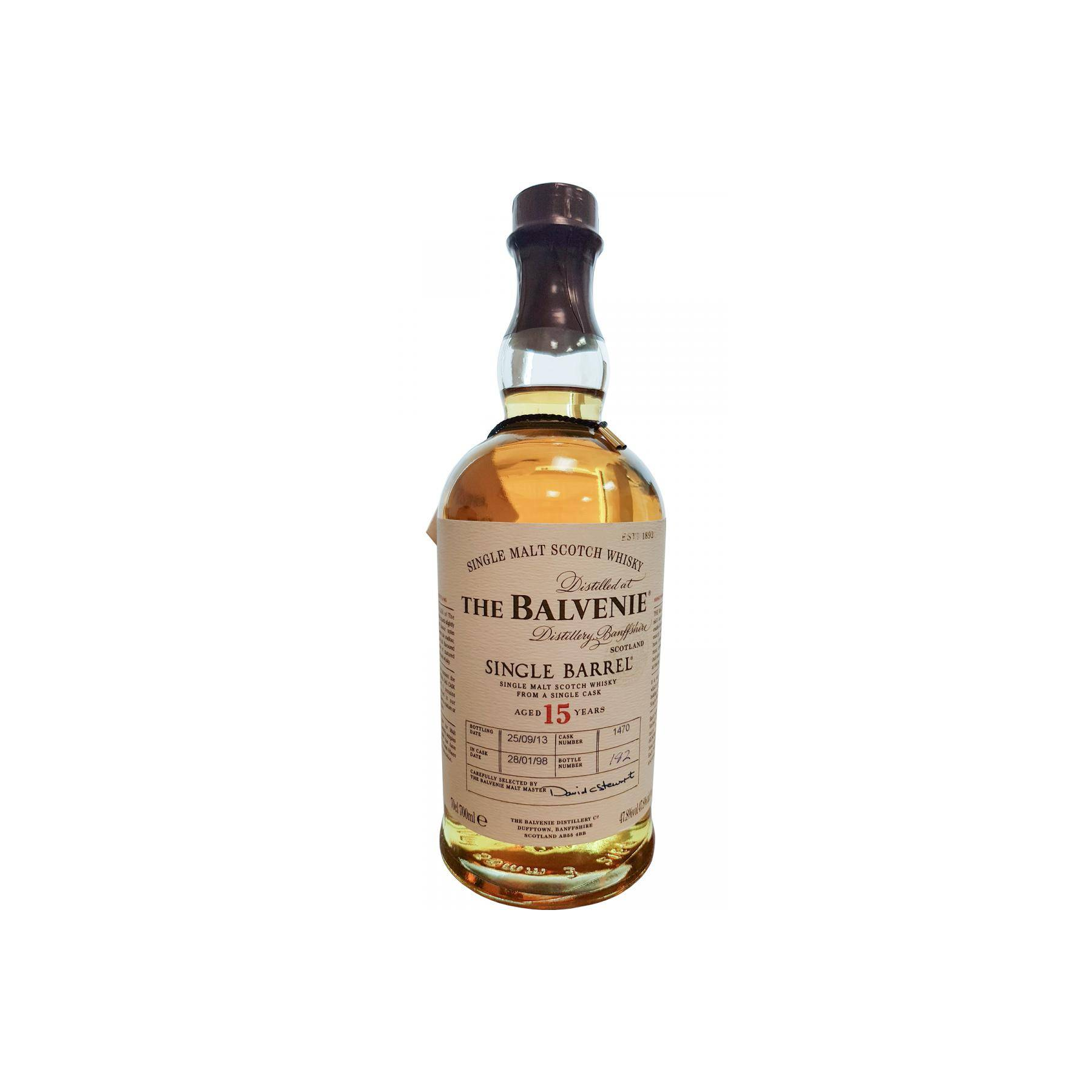 The Balvenie Single Cask 1998 15 Years Single Malt Whisky