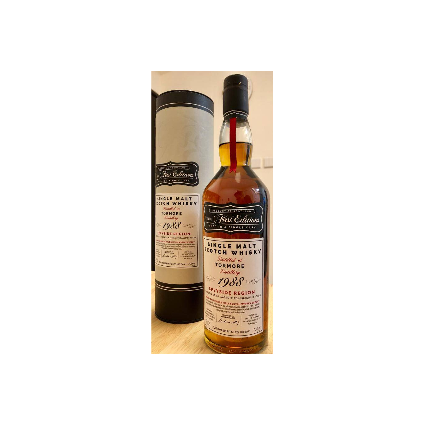 Tormore 1988 29 Years Single Malt Whisky