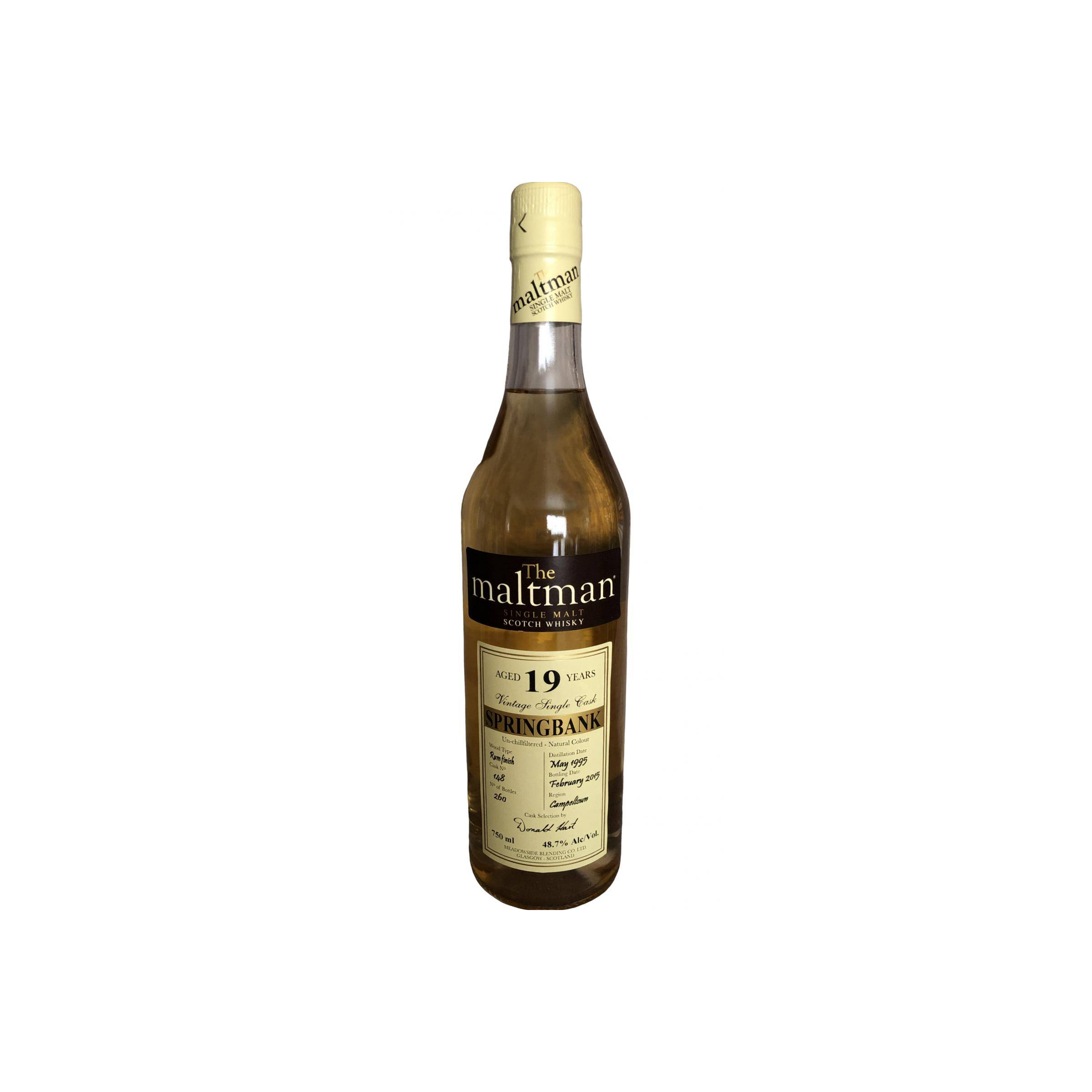 Springbank 1995 19 Years Single Malt Whisky