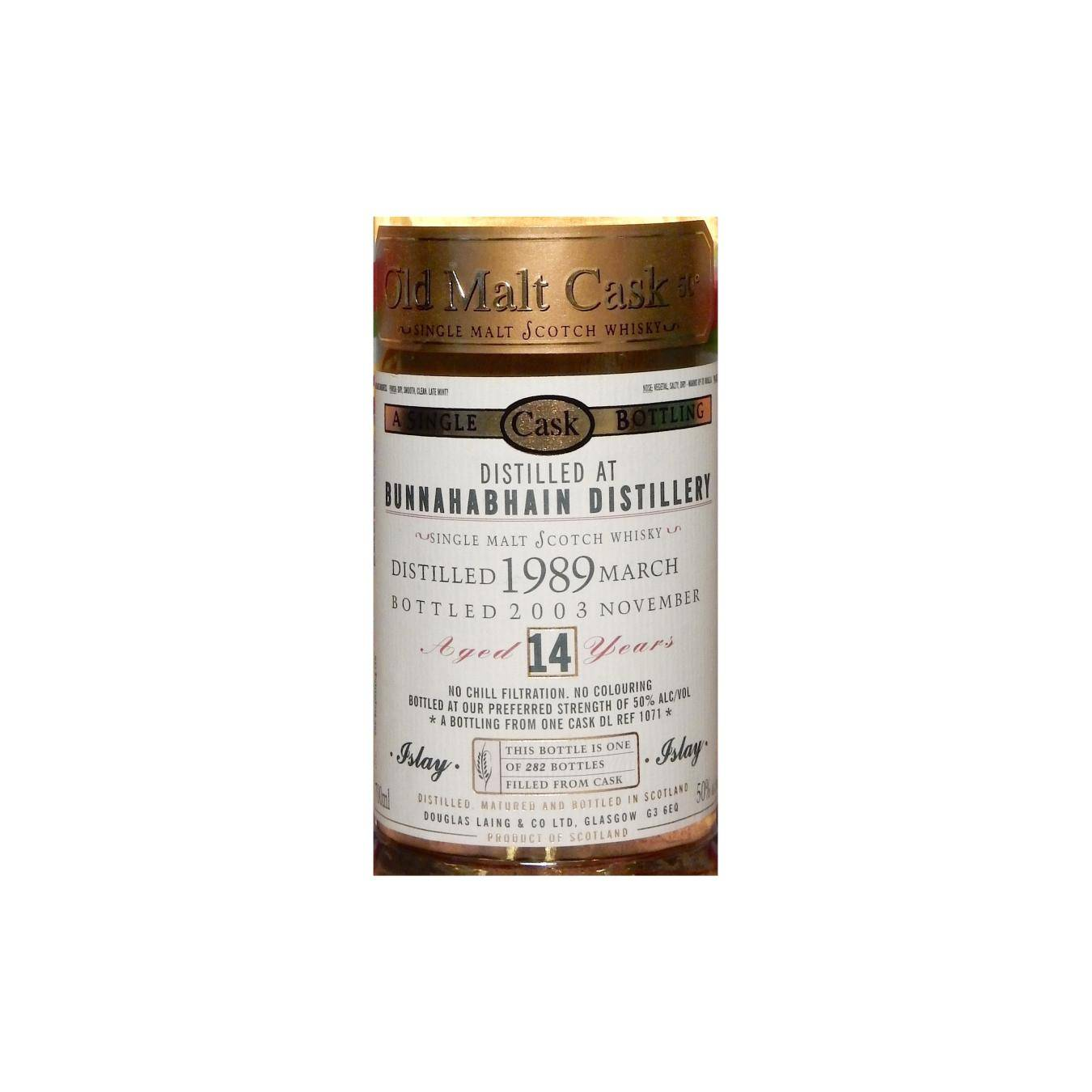 Bunnahabhain Old Malt Cask 1989 14 Years Single Malt Whisky 3