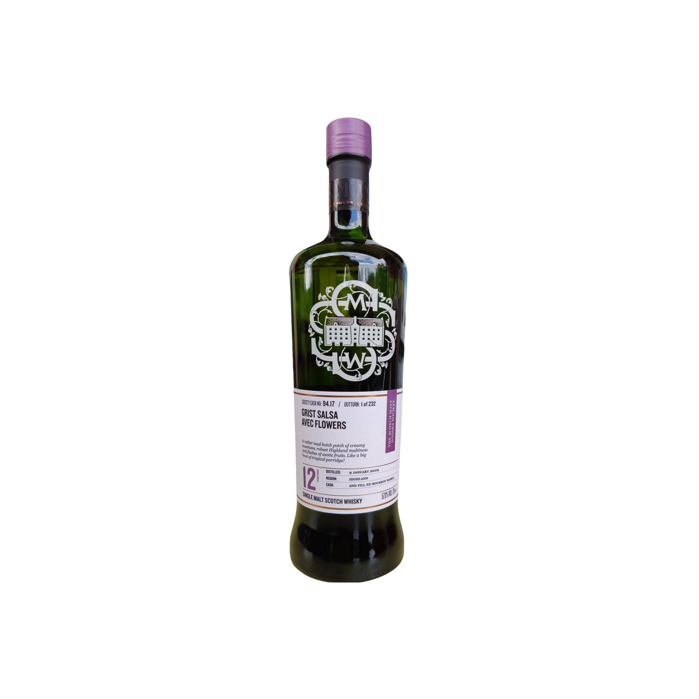 The Scotch Malt Whisky Society 2009 12 Years Single Malt Whisky