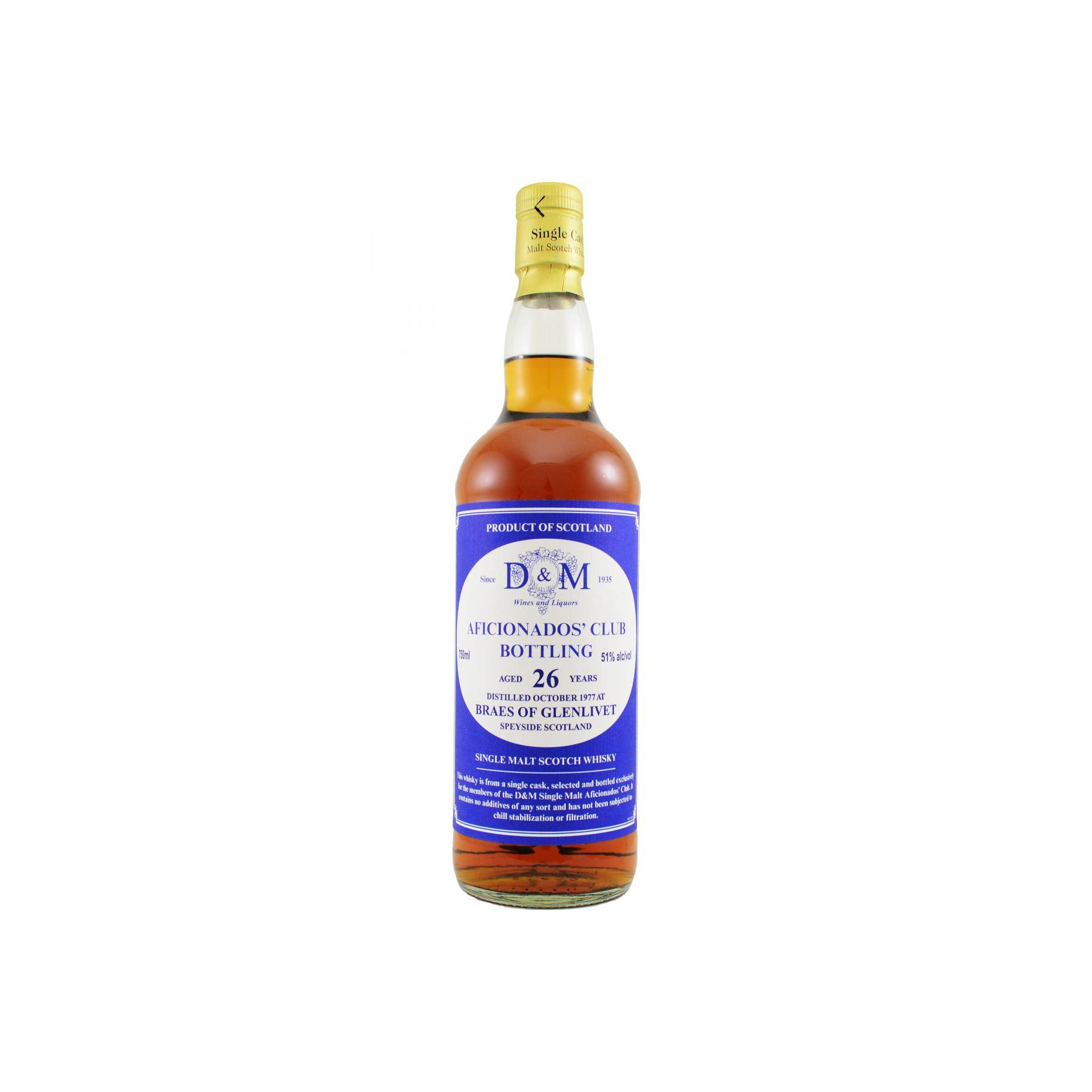 Braes of Glenlivet 1977 D&M