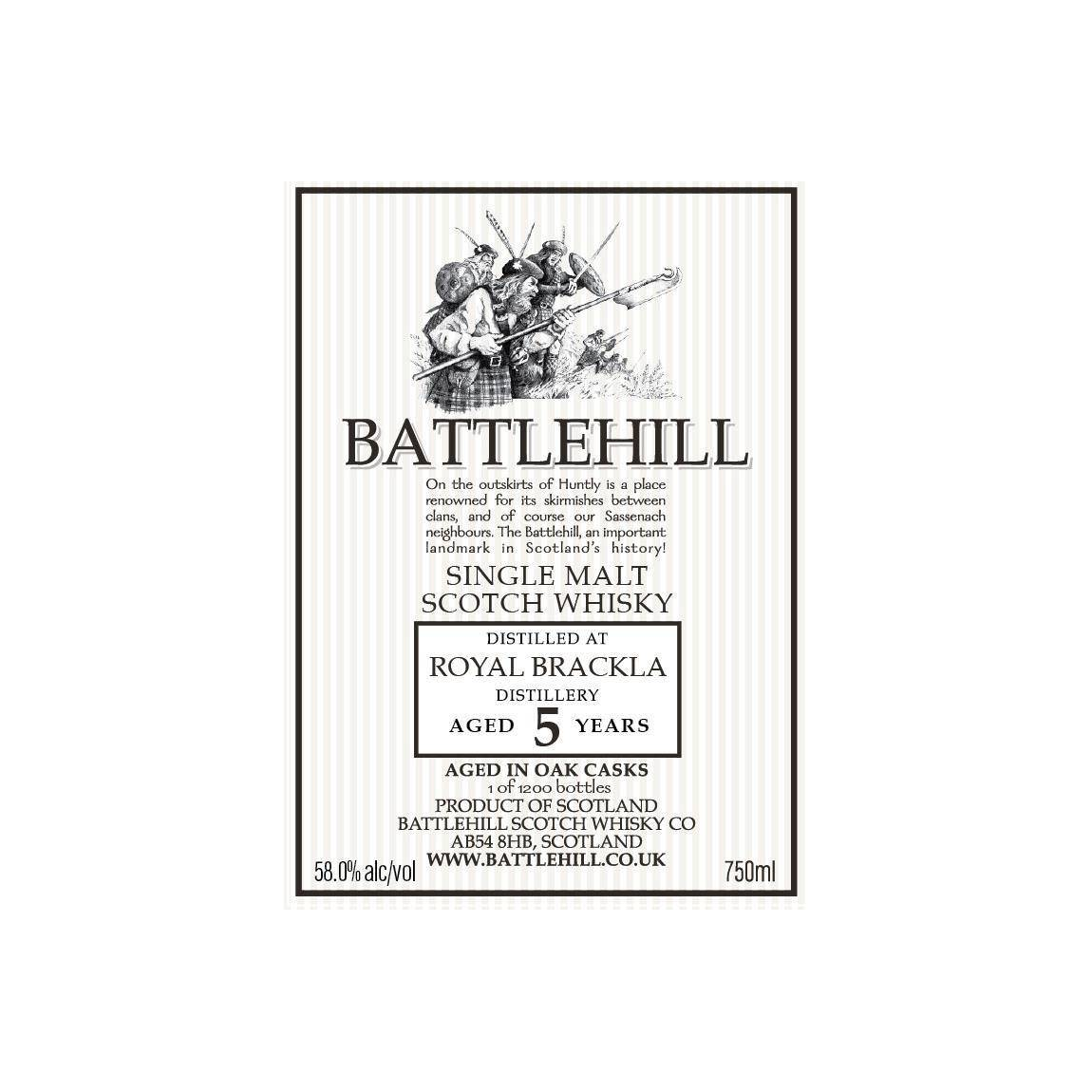 Royal Brackla 5 Years Single Malt Whisky