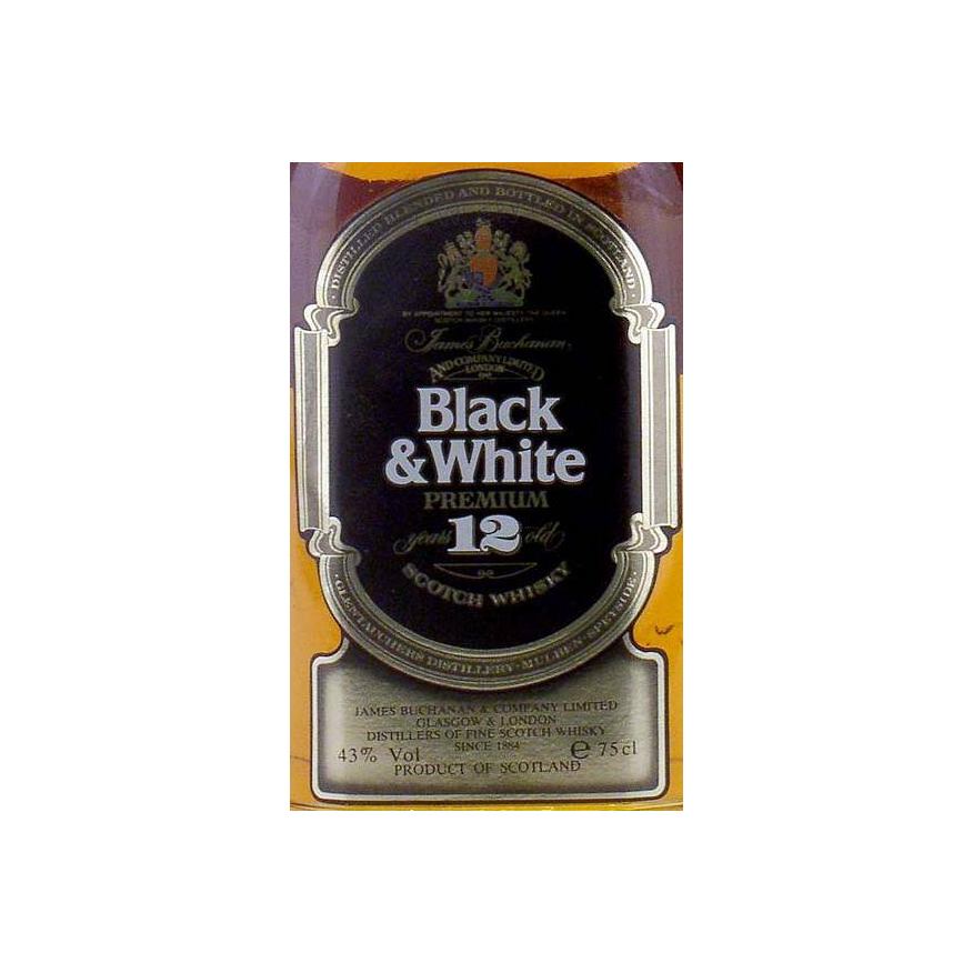 Black & White 12 Years Blended Whisky 2