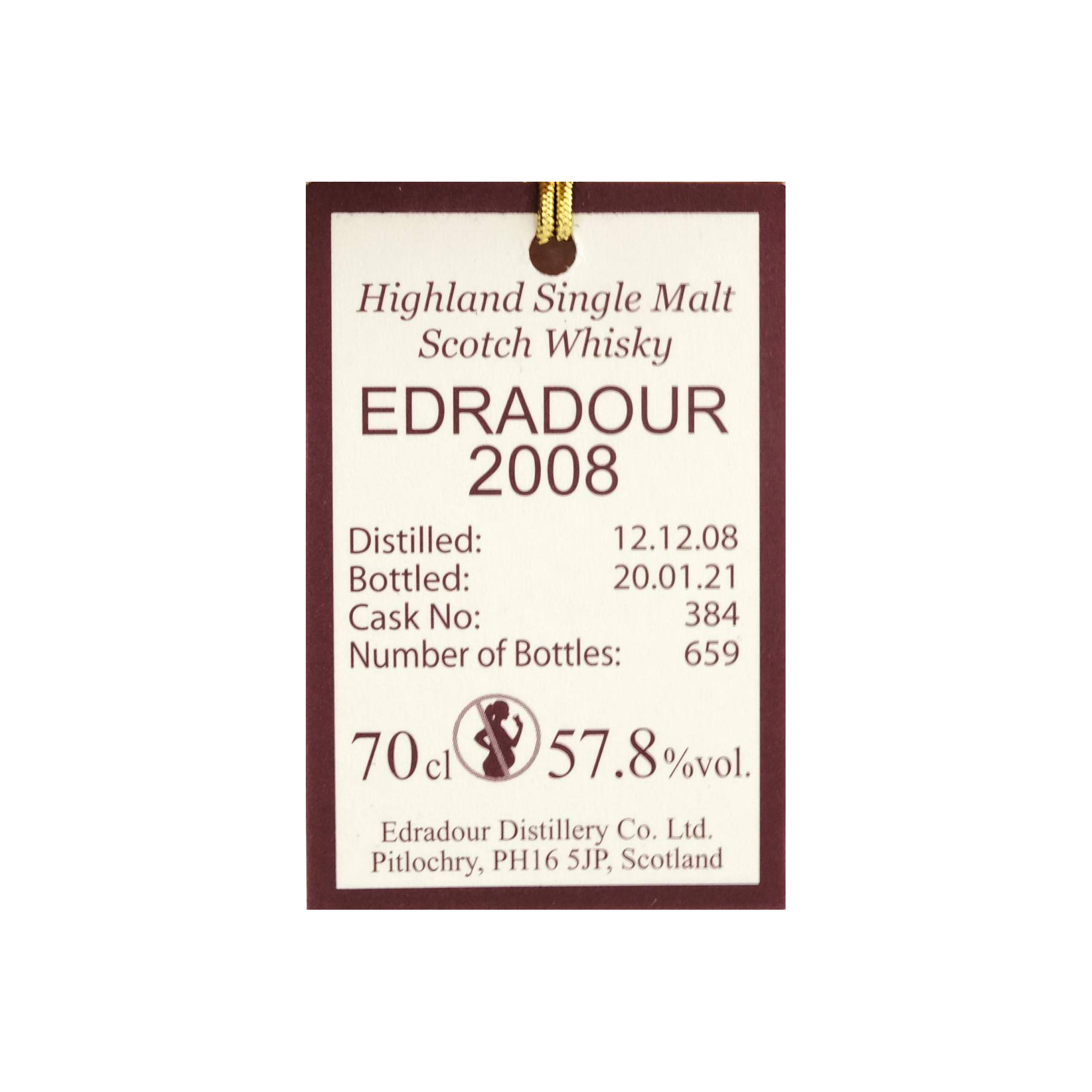 Edradour 2008 12 Years Single Malt Whisky 3