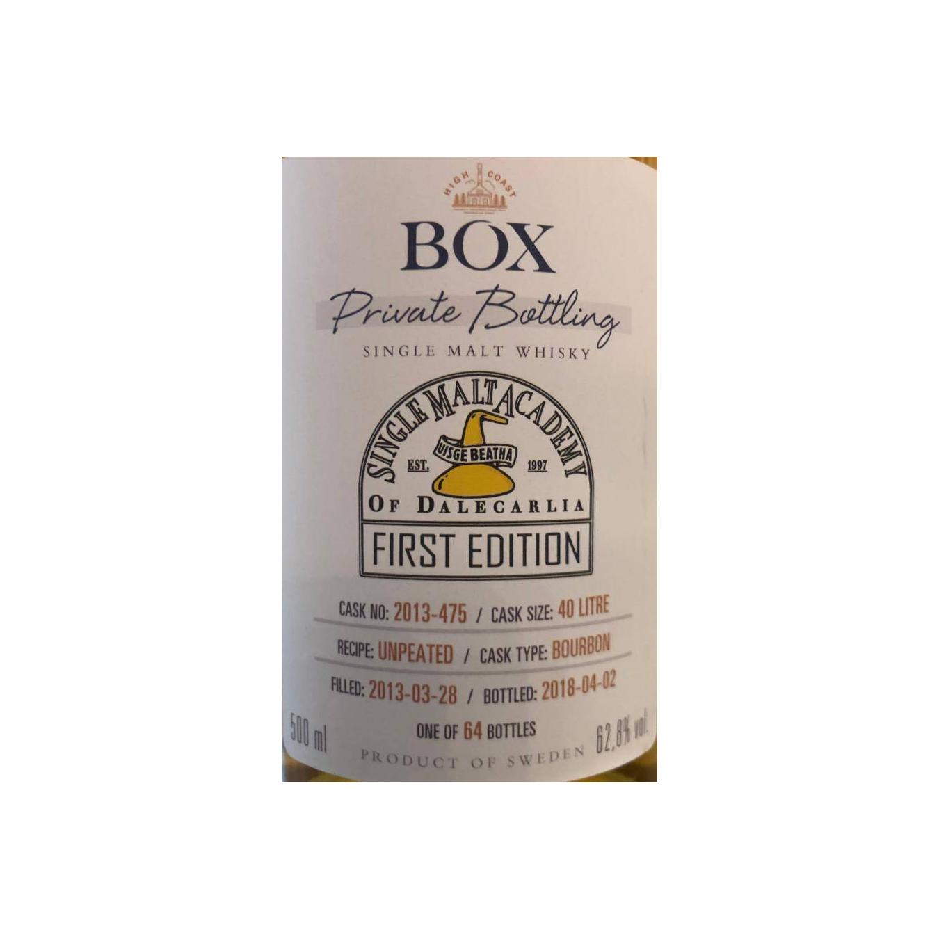 Compass Box Private Bottling 2013 5 Years Single Malt Whisky 3