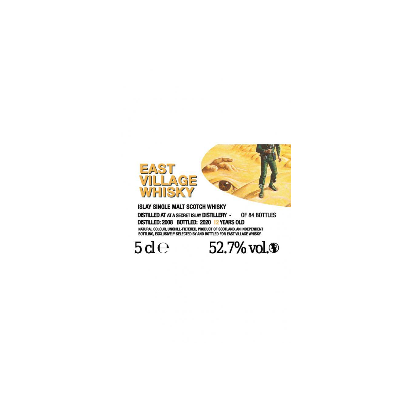 East Village Whisky Company 2008 12 Years Single Malt Whisky 2