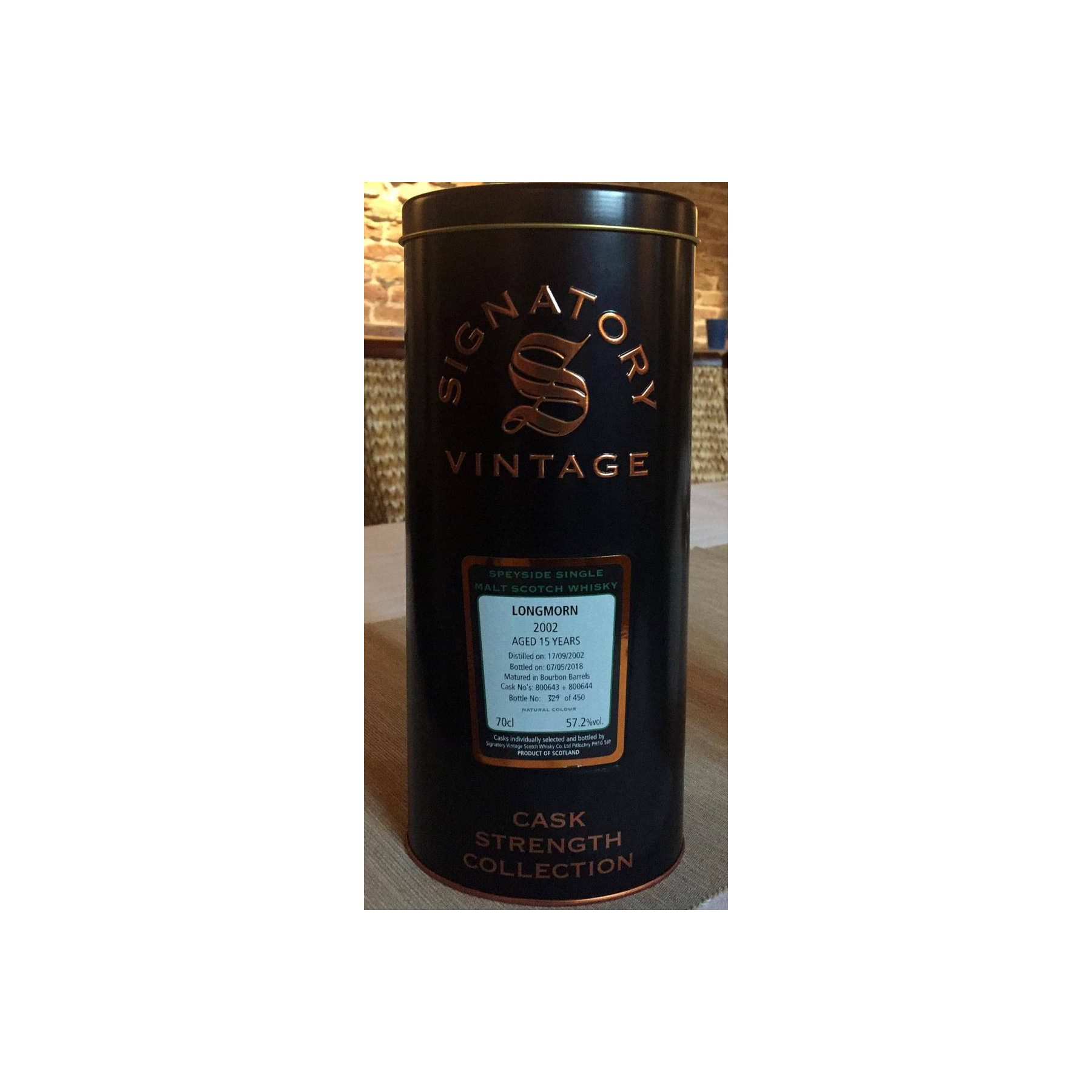 Longmorn Cask Strength Collection 2002 15 Years Single Malt Whisky 2