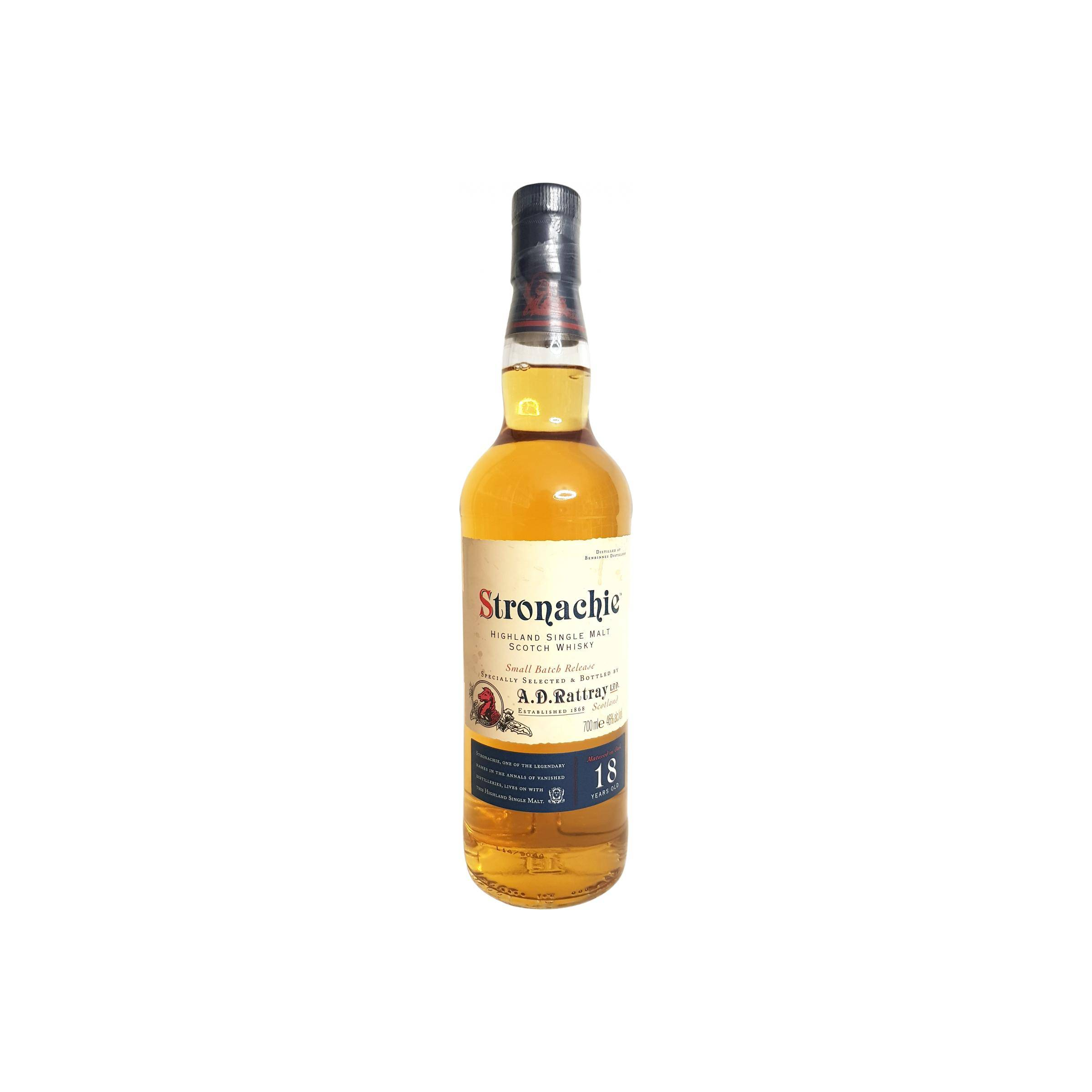 A.D. Rattray 18 Years Single Malt Whisky