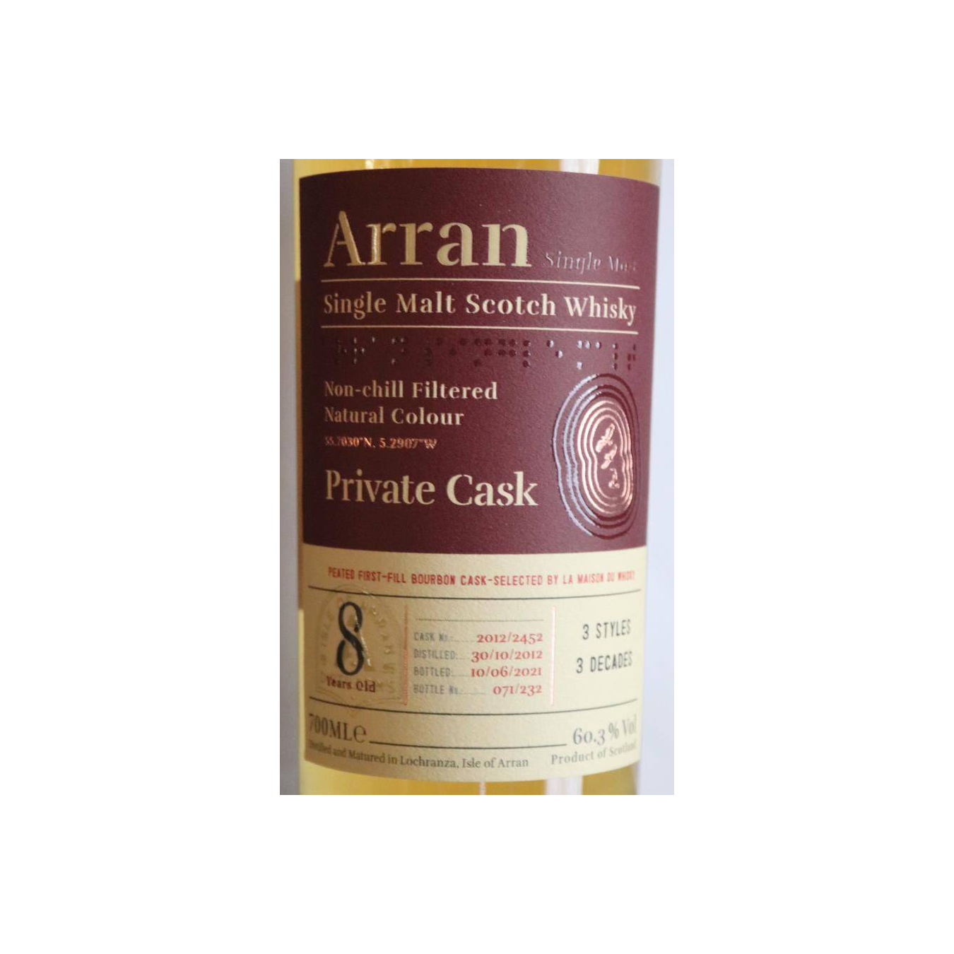Arran 2012 8 Years Single Malt Whisky 2